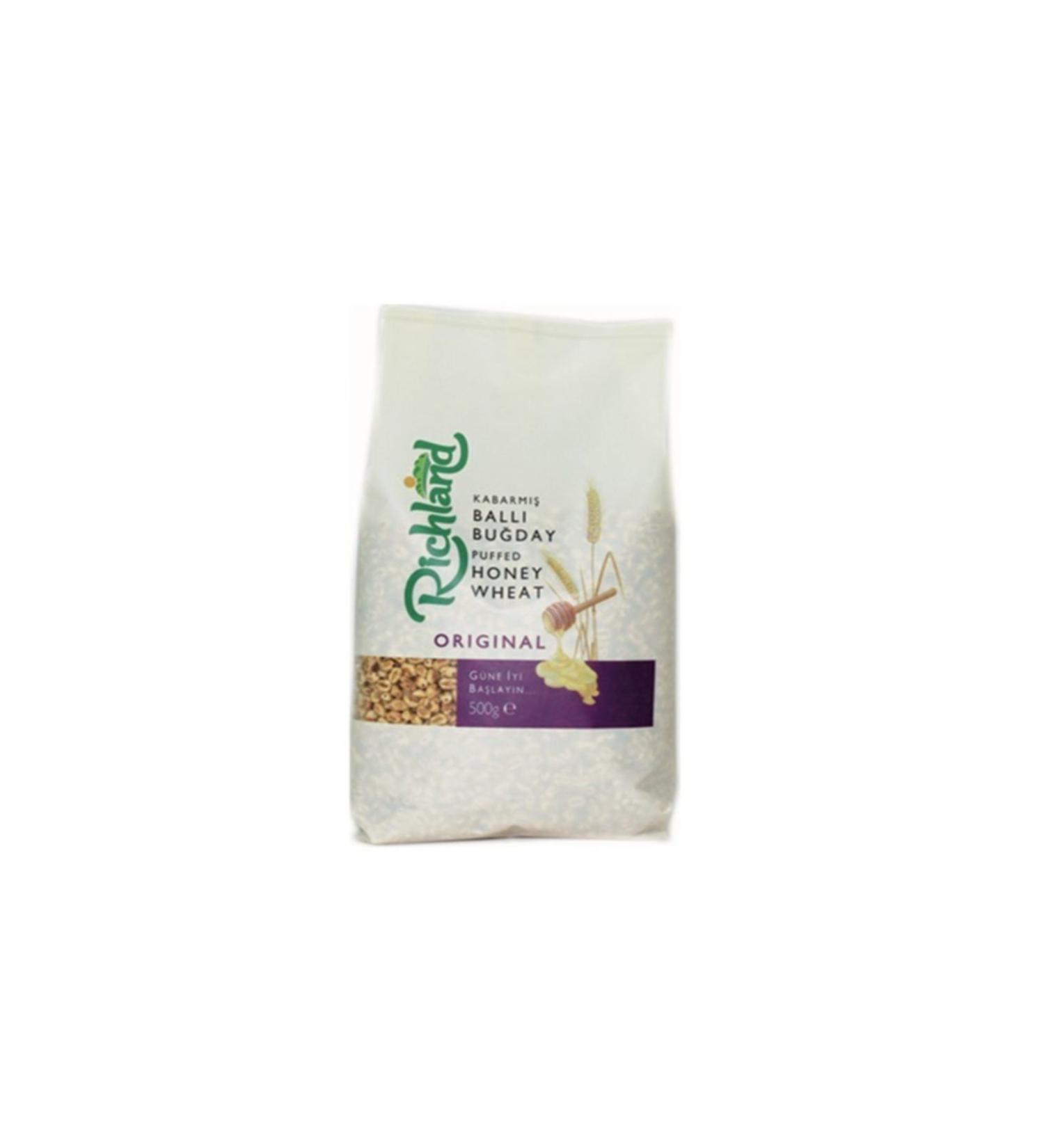Richland Puffed Honey Wheat 500 gr.
