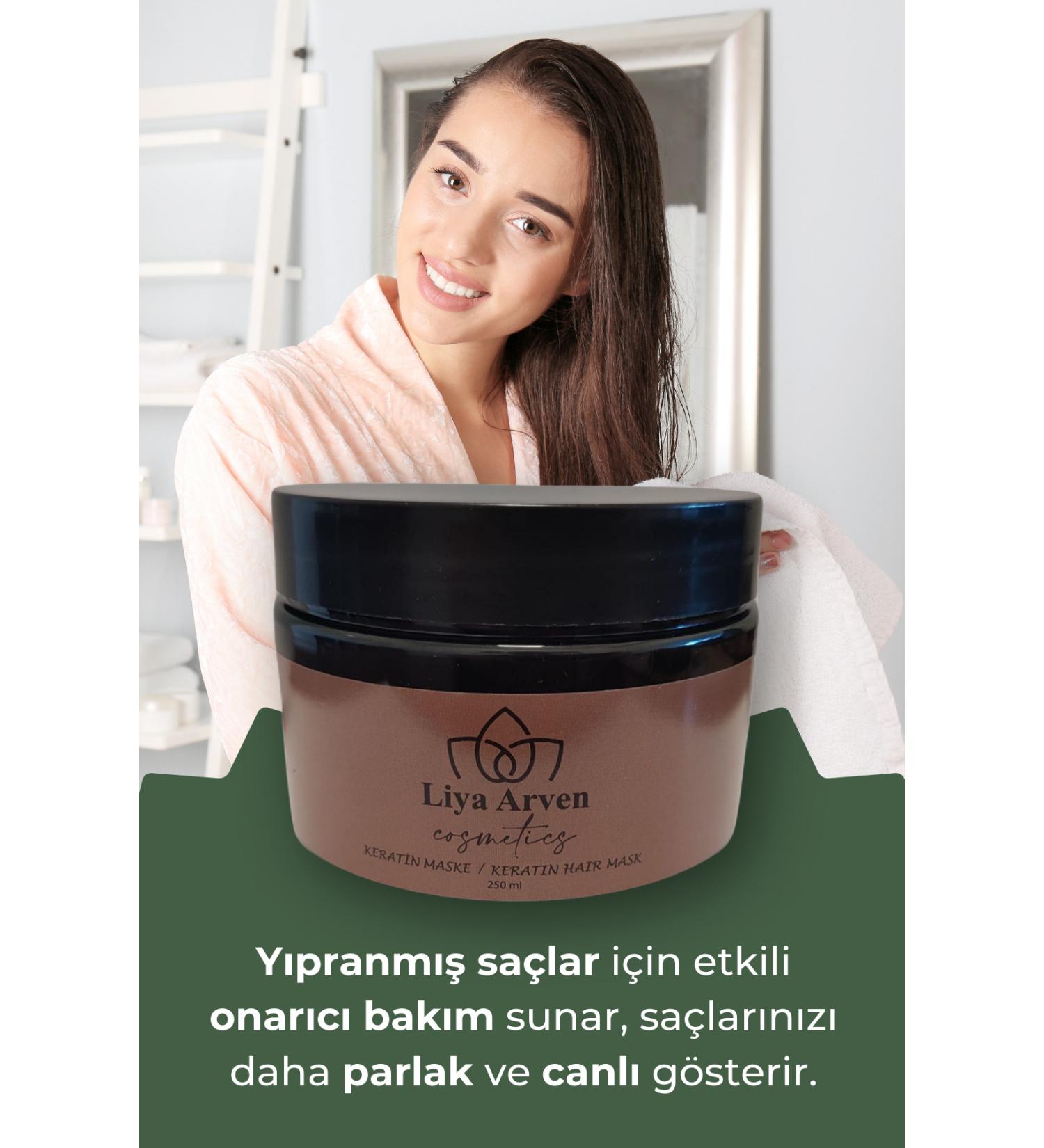 Liya Arven Hair Nourishing Repair Hair Keratin Care Mask 250ml - Buy Online on GoSupps.com