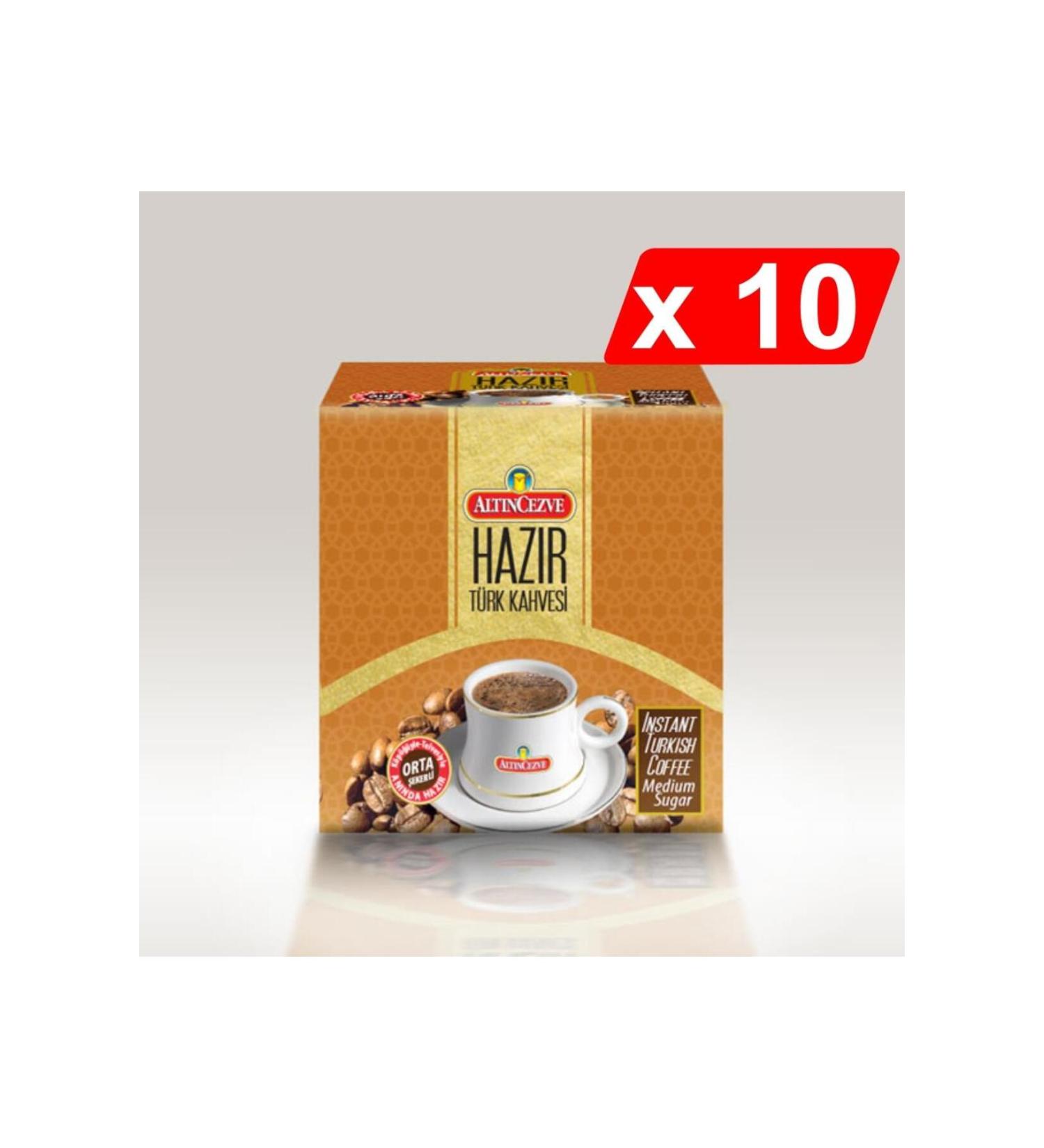 Alt ncezve Instant Turkish Coffee Medium Sugar (20 Pieces x 9 Gr) 10-PIECE PACK - Buy Online on GoSupps.com