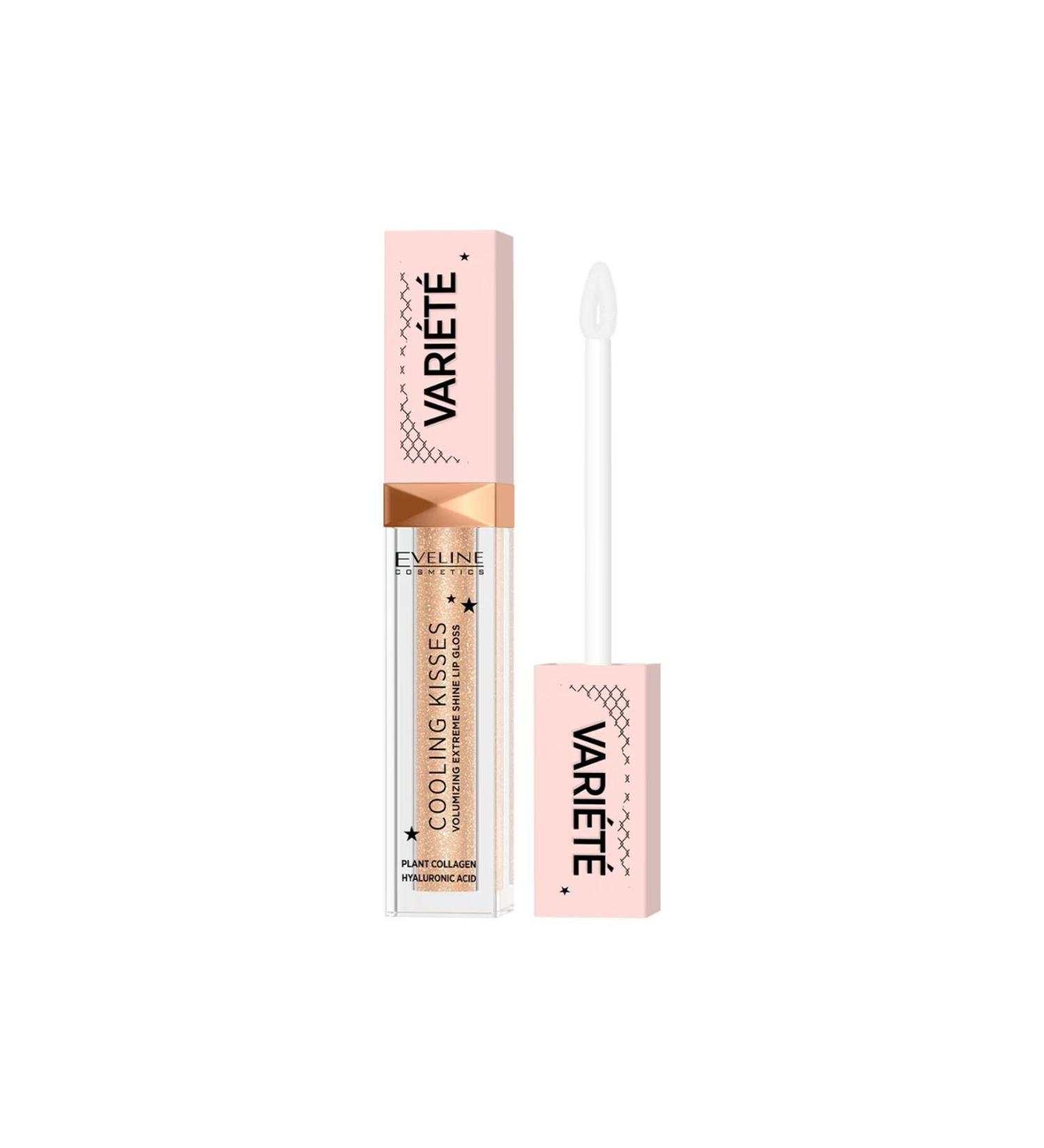 Eveline Cosmetics Variete Cooling Kissies Collagen and Hyaluronic Acid Lip Gloss 6.8Ml