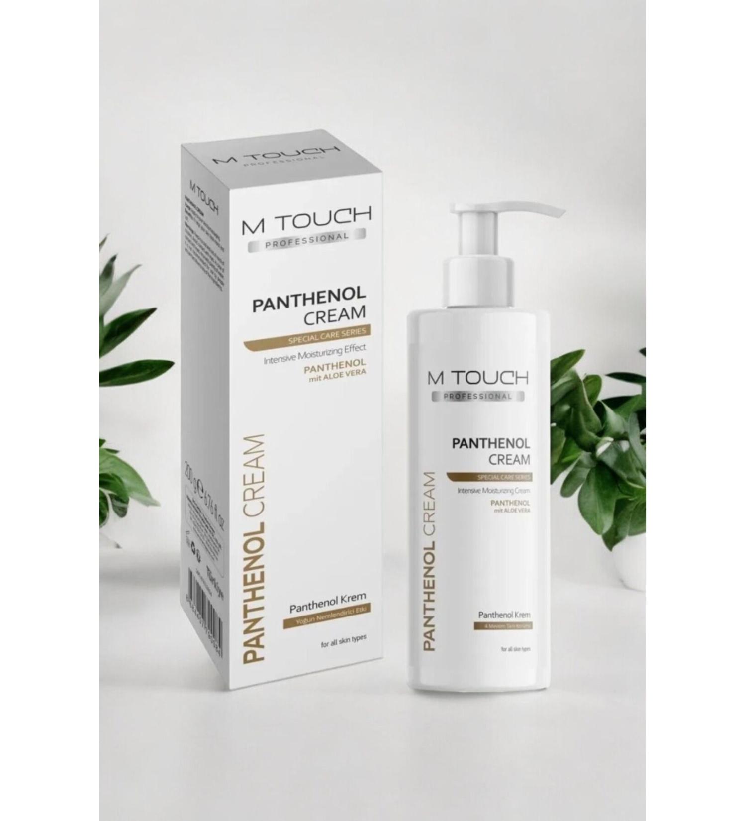 mtouch Panthenol Cream Intensive Moisturizing Effect 200 ml (MIT ALOE VERA CREAM)