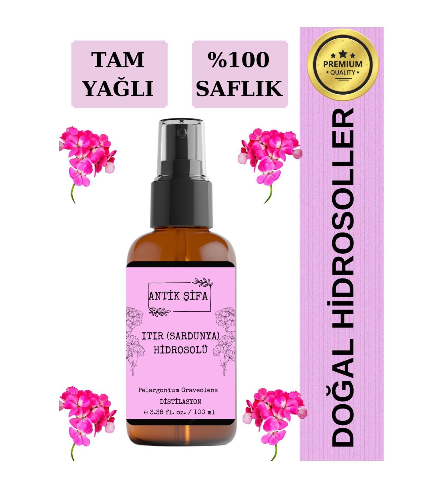 Ancient Healing Pure Geranium Hydrosol - Geranium Water (100 Ml)