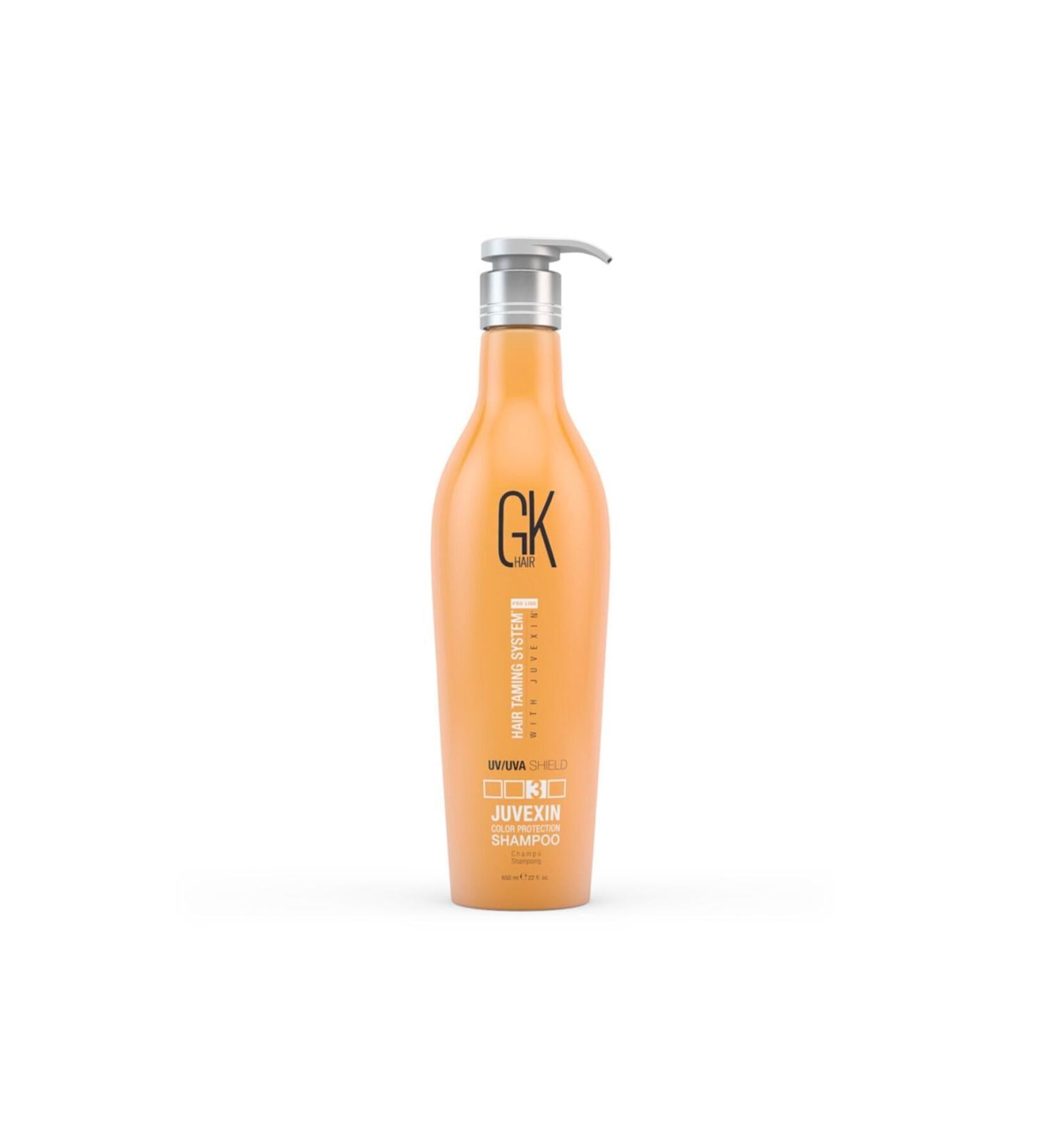 GK HAIR Global Keratinr Shield Color Protection Repair Shampoo 650 Ml Paraben Sulfate Free - Buy Online on GoSupps.com