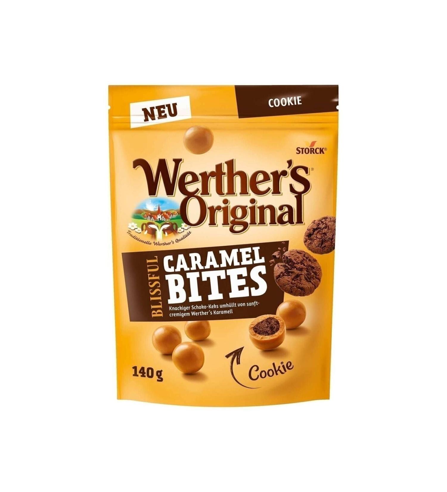 Storck Werther's Original Blissful Caramel Bites Cookie 140g