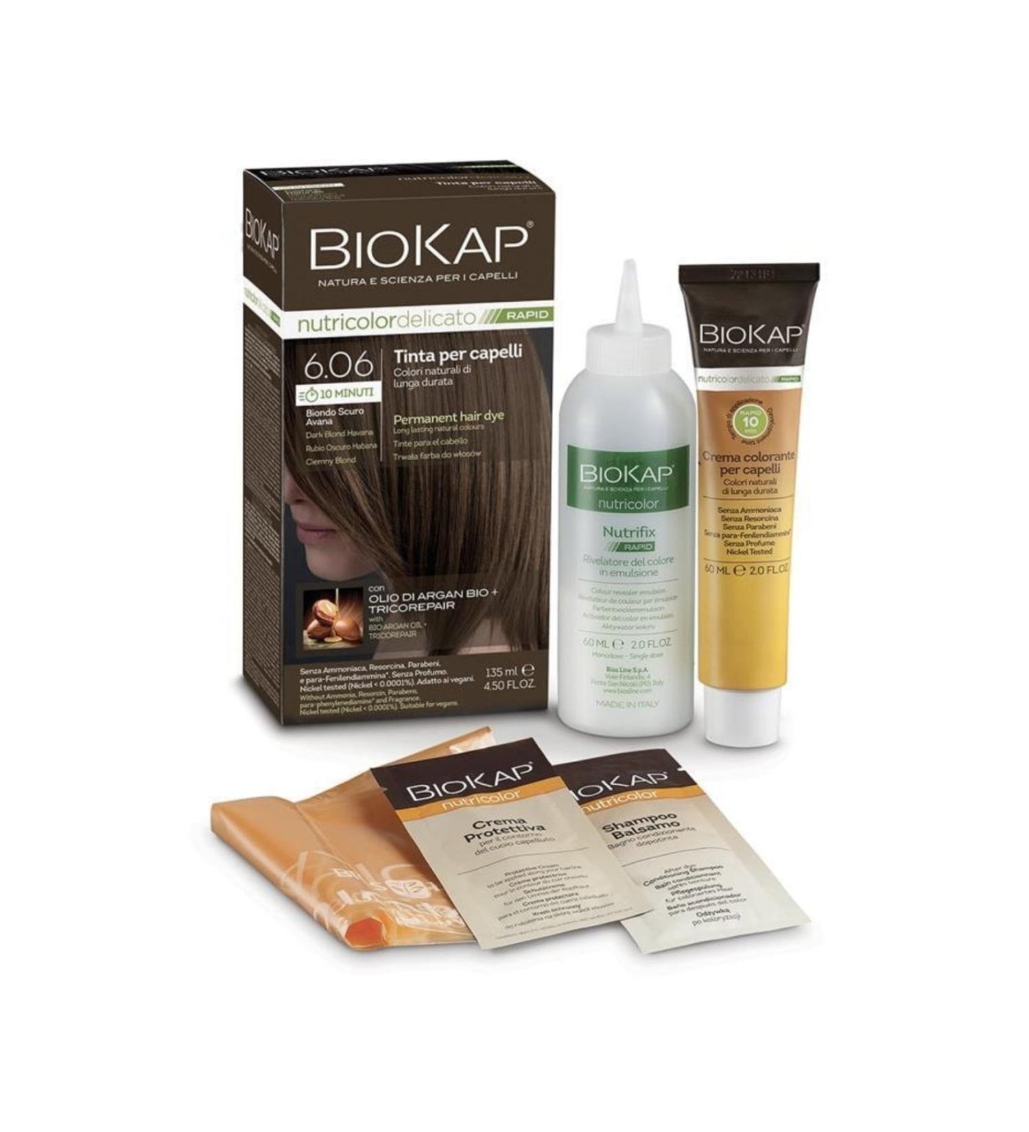 BioKap 6.06 Nutricolor Delicato Rapid Sa Boyas 135 Ml