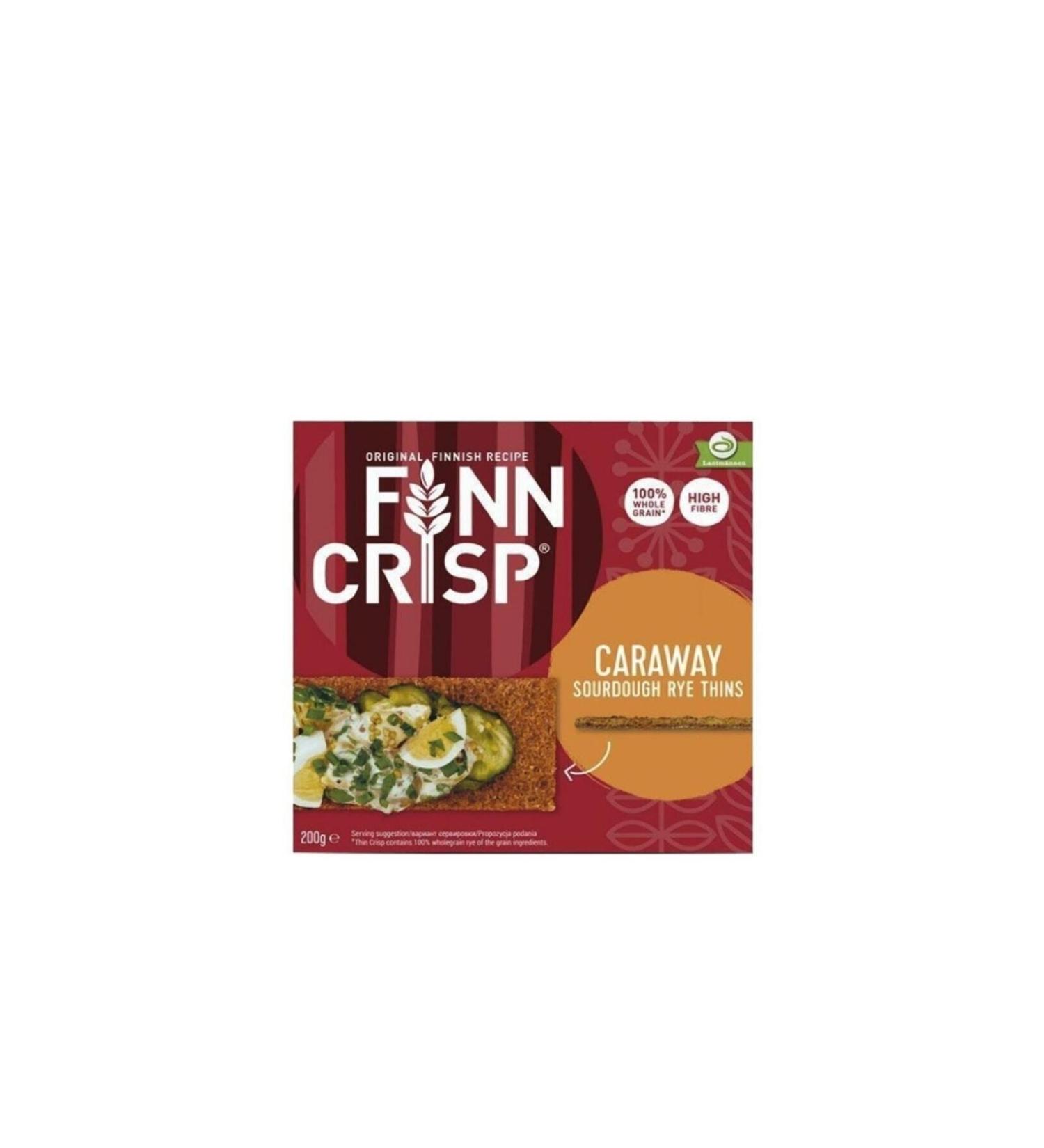 Finn Crisp Caraway Rye Crackers 200g
