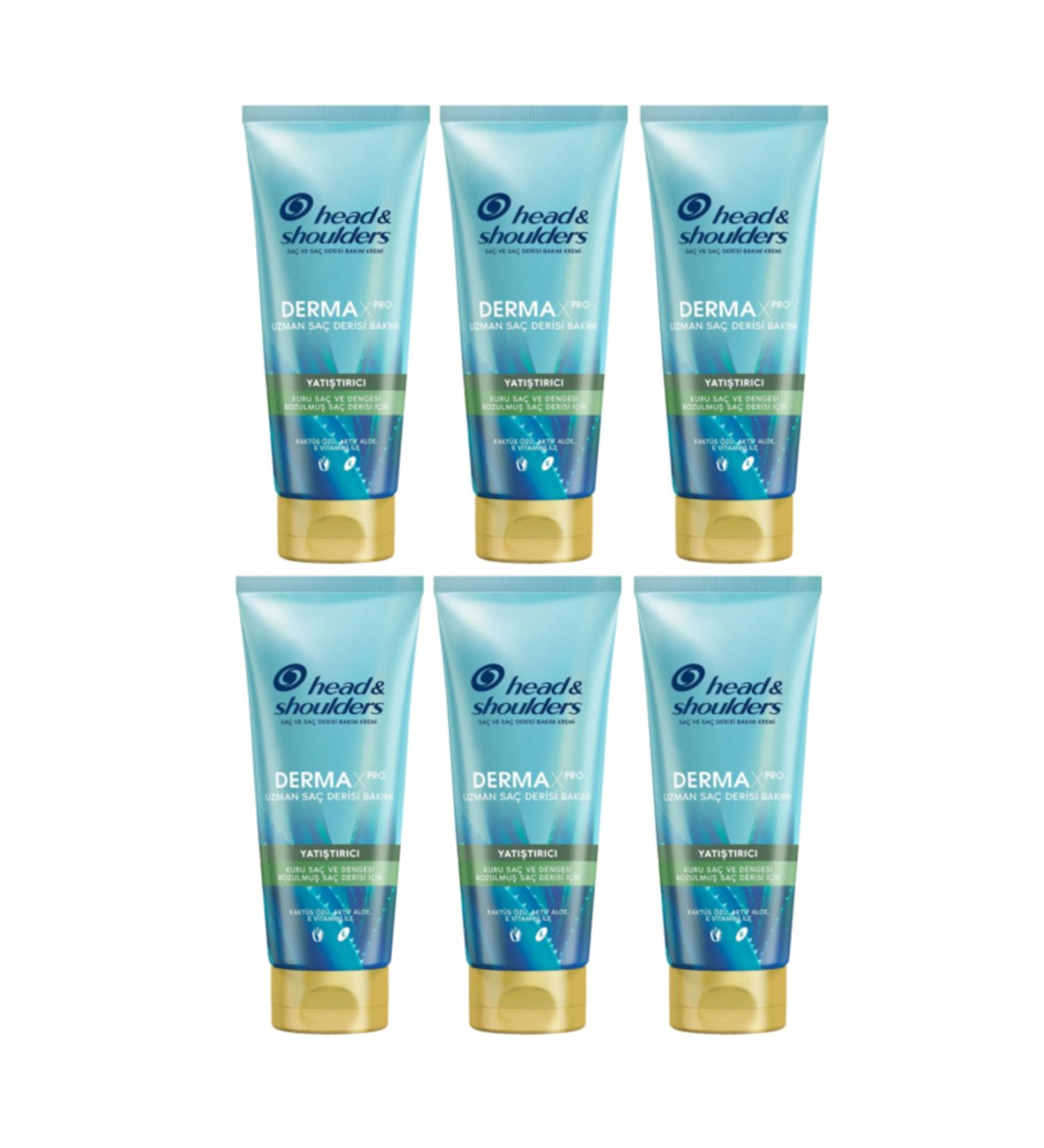 Head And Shoulders Head And Shoulders Derma X Pro Soothing Hair And Scalp Care Cream 220 ml x6 PCS - Buy Online on GoSupps.com