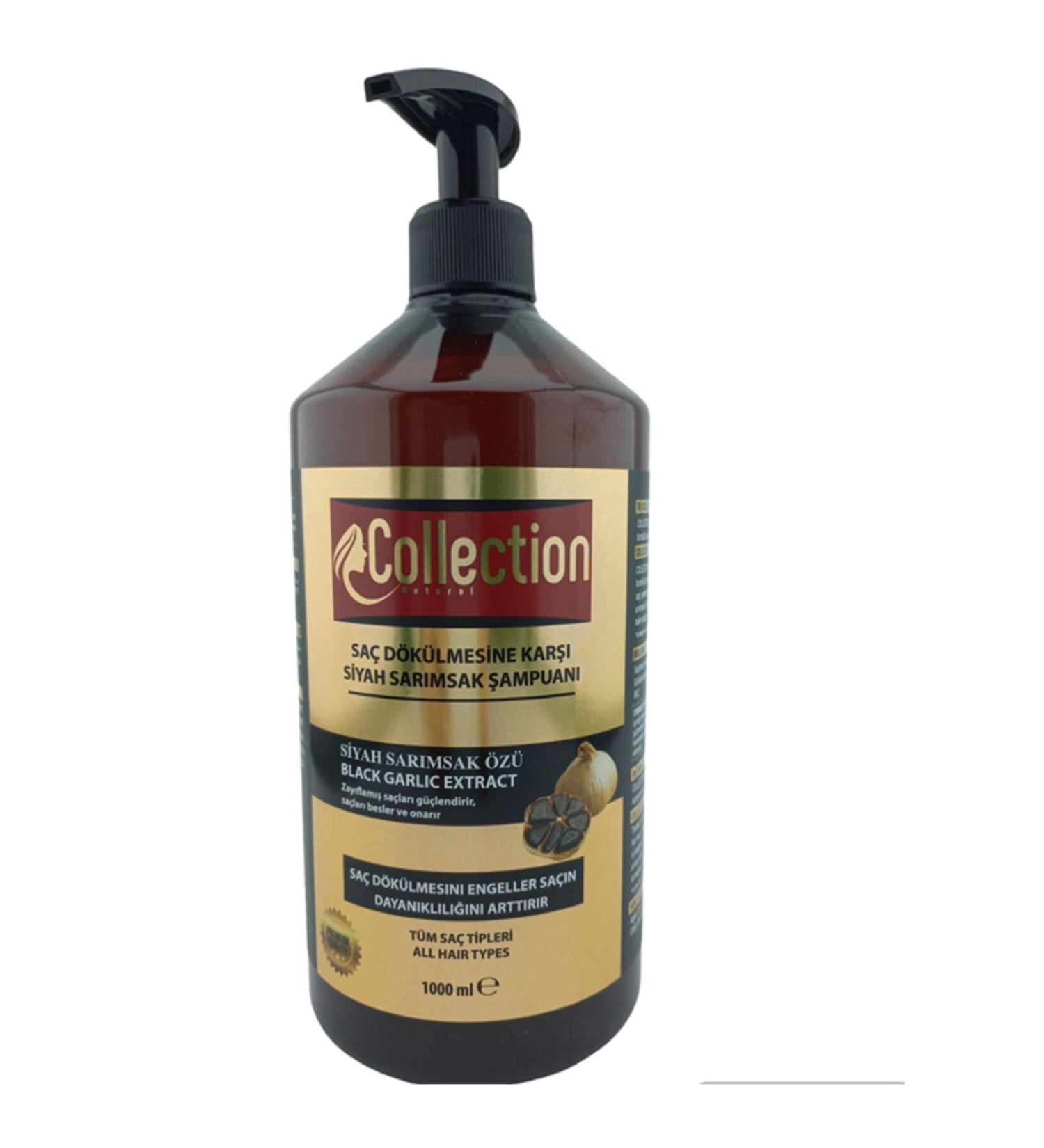 COLLECTION Collection BLACK GARLIC SHAMPOO AGAINST HAIR LOSS 1000 ml. e All Hair Types