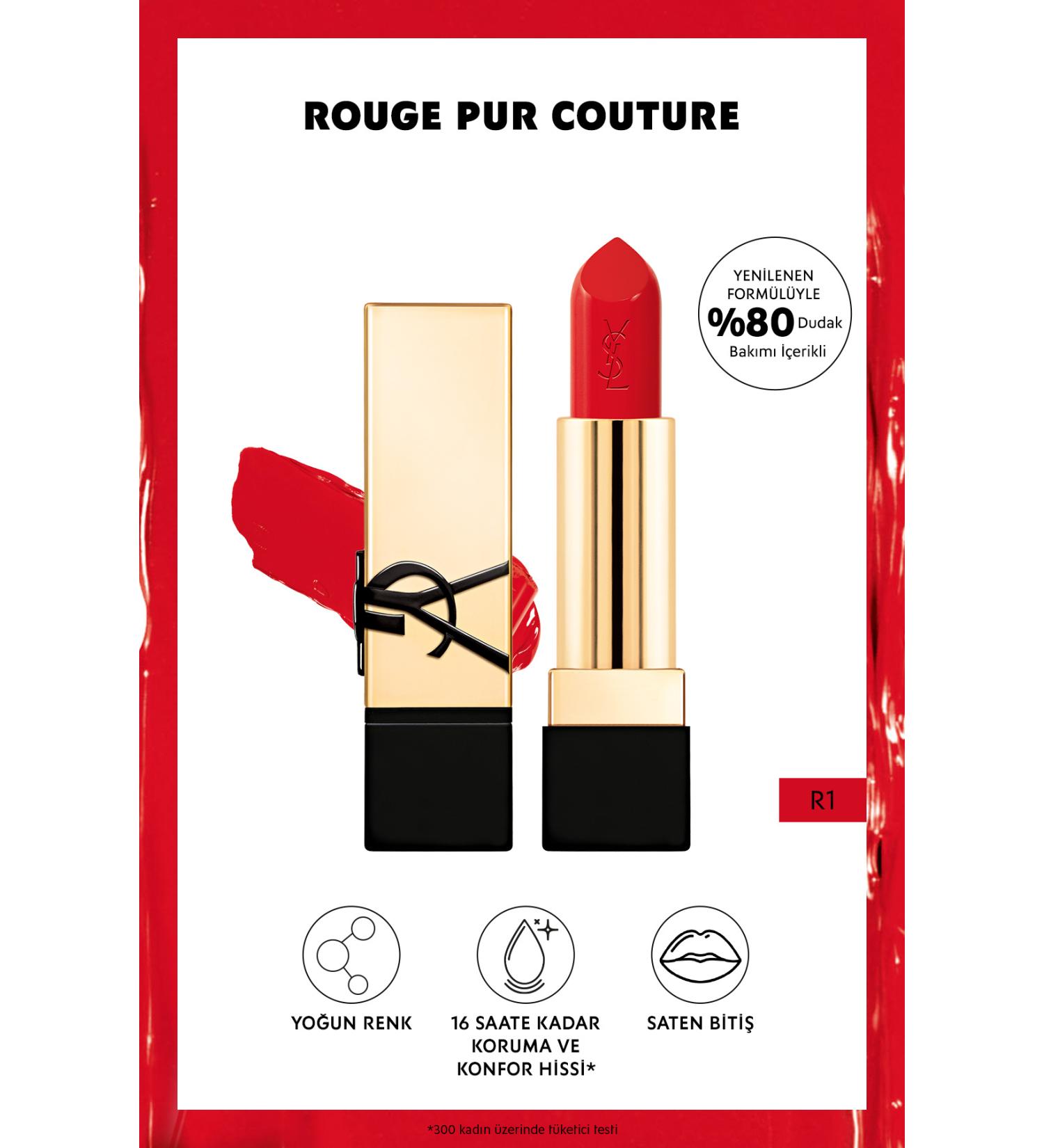 Yves Saint Laurent Rouge Pur Couture Lipstick R1 3614273945165 - Buy Online on GoSupps.com