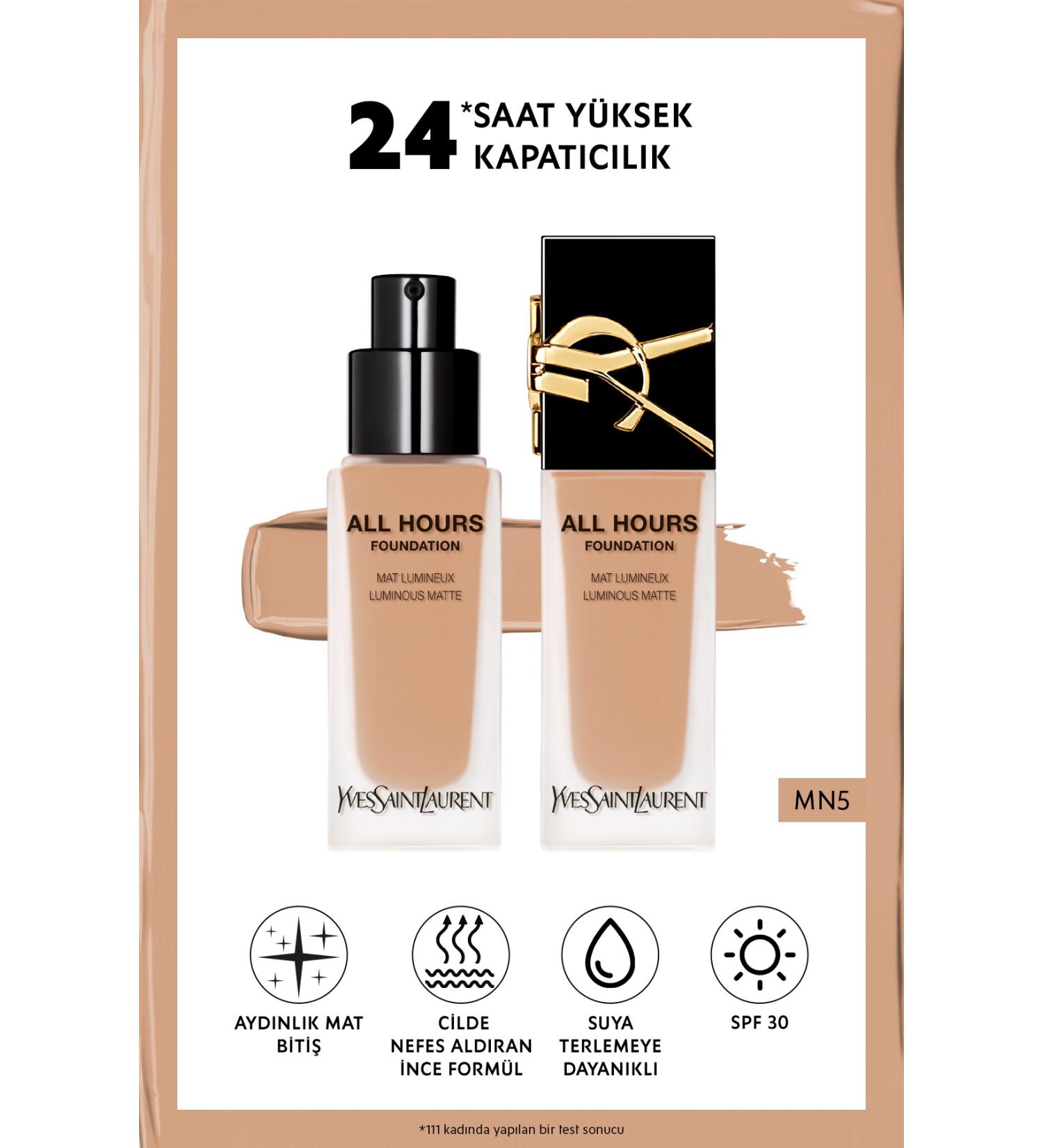 Yves Saint Laurent All Hours All Day Luminous Matte Finish Foundation Mn5 3614273714488 - Buy Online on GoSupps.com