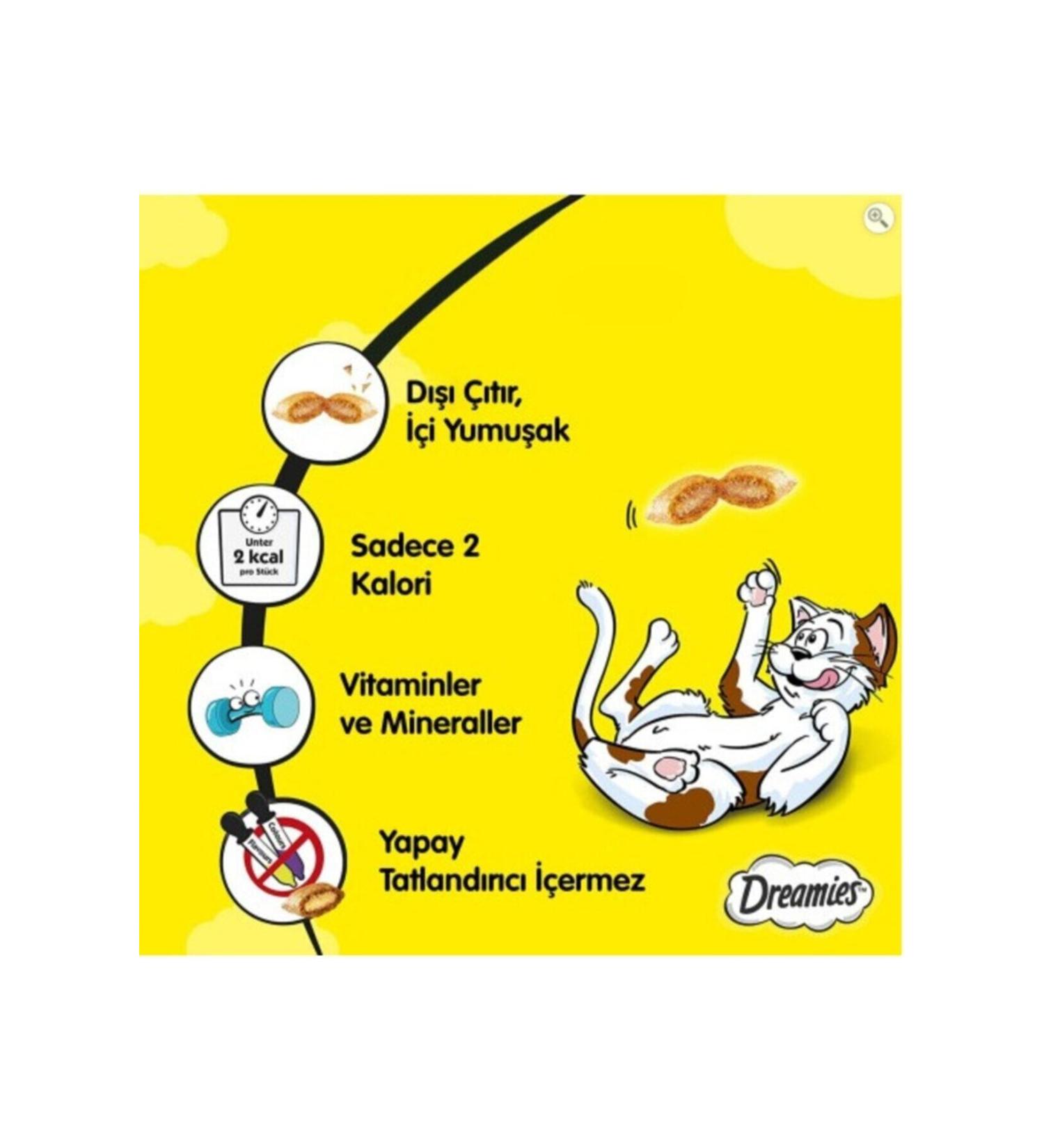 Dreamies Cat Reward Food Mixed 60 gr X 24 Pieces - Buy Online on GoSupps.com