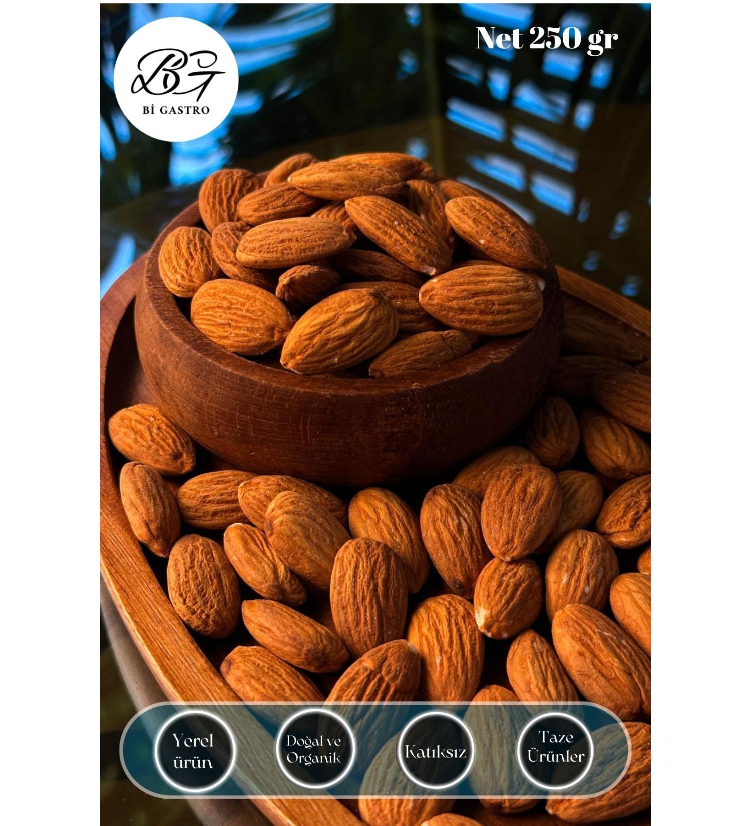 Bi Gastro Large Local Raw Almonds 250 gr