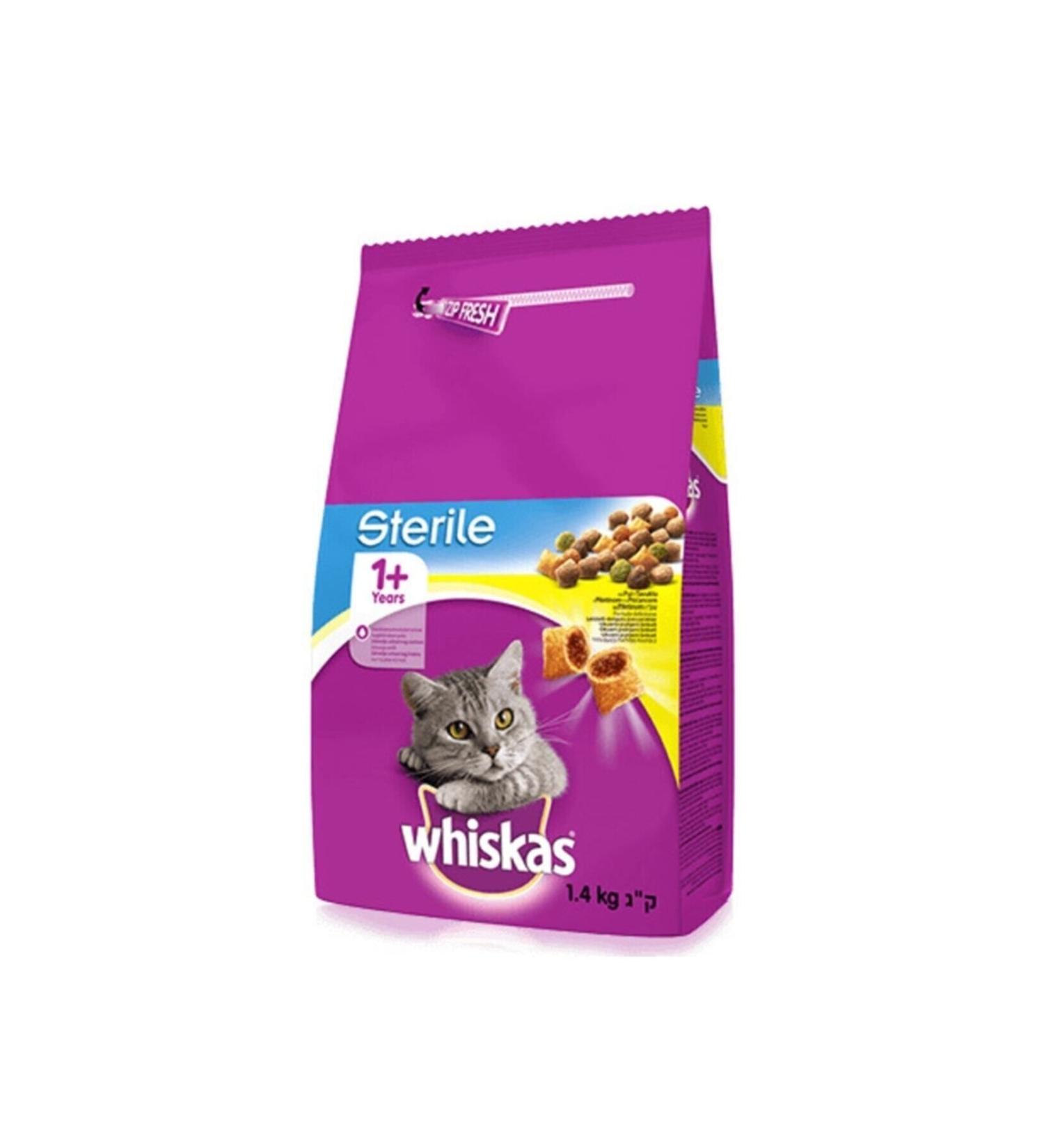 Whiskas Sterile Chicken Sterilized Cat Food 1.4 Kg