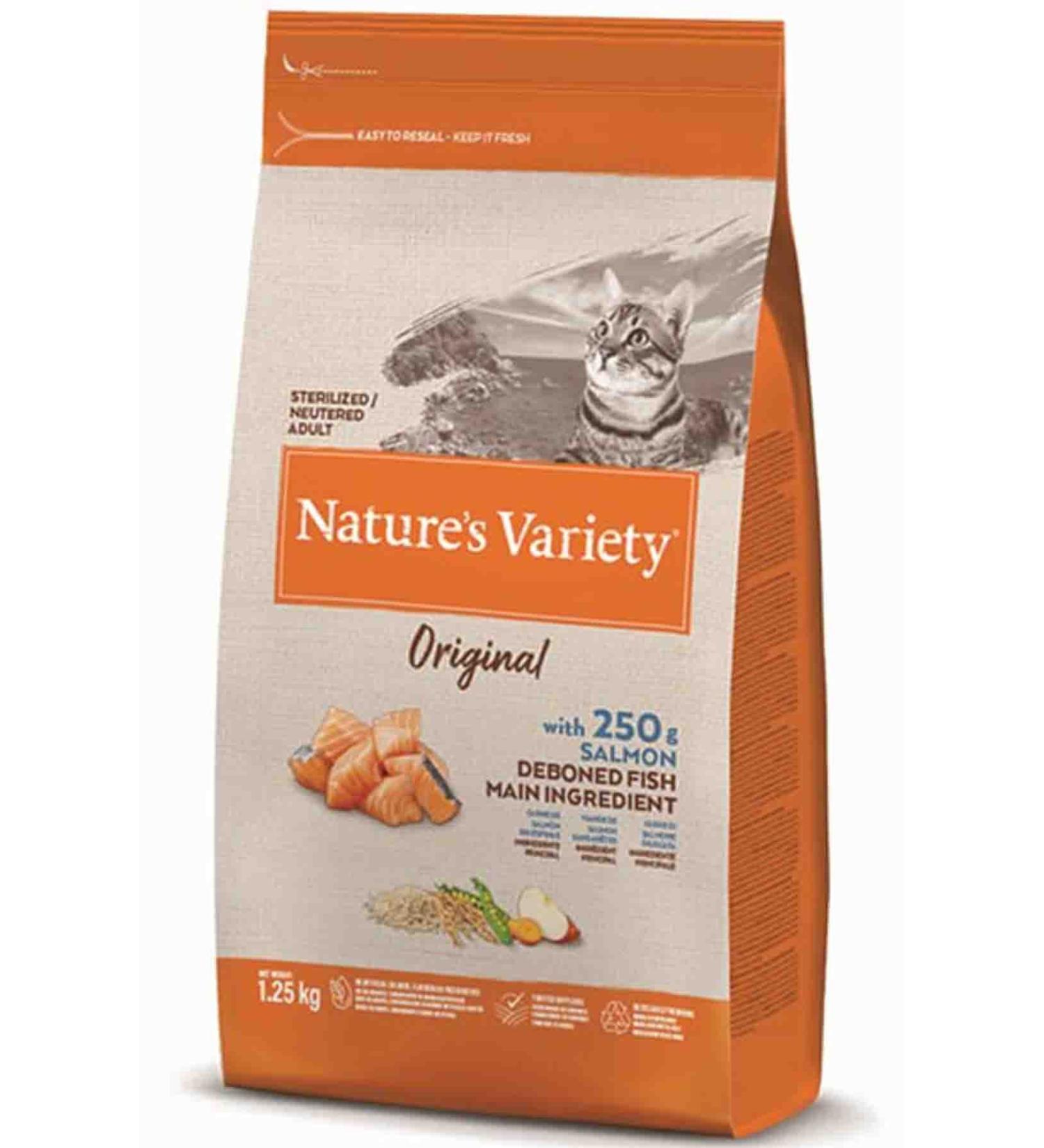 Nature's Variety Original Salmon Sterilized Cat Food 1.25kg