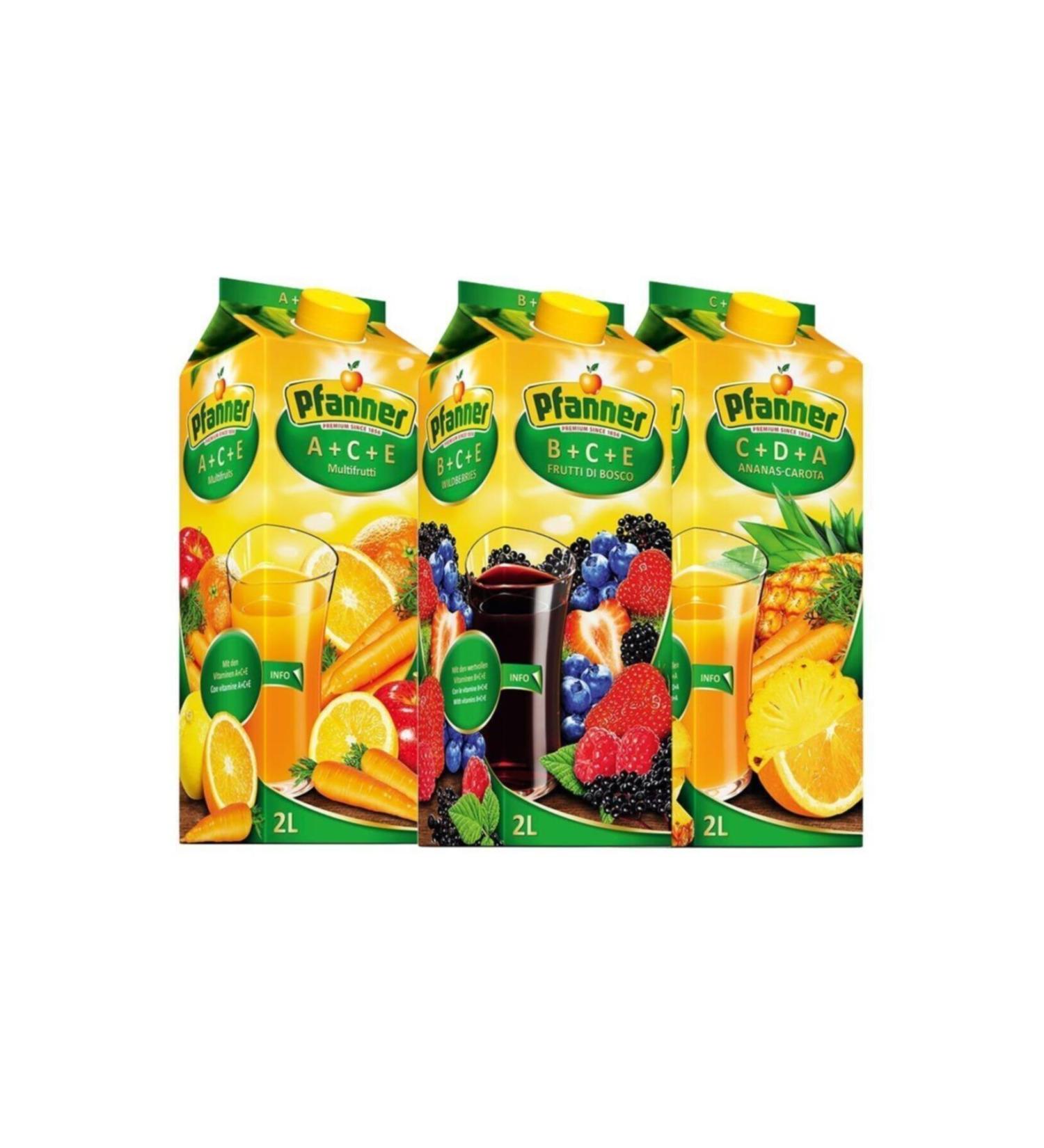 Pfanner Fruit Juice - 3 Vitamin Pack