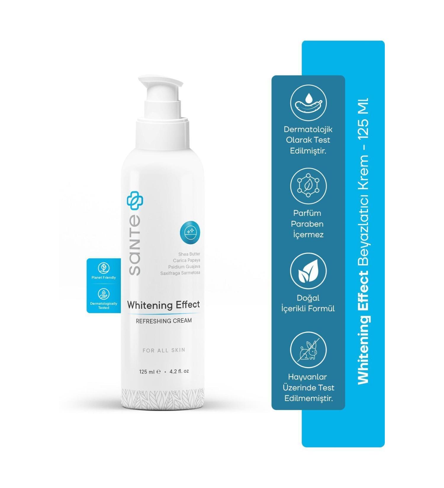 SantePlus Renewing Skin Whitening Cream 125 ml (Face Underarms Bikini Area) - Buy Online on GoSupps.com