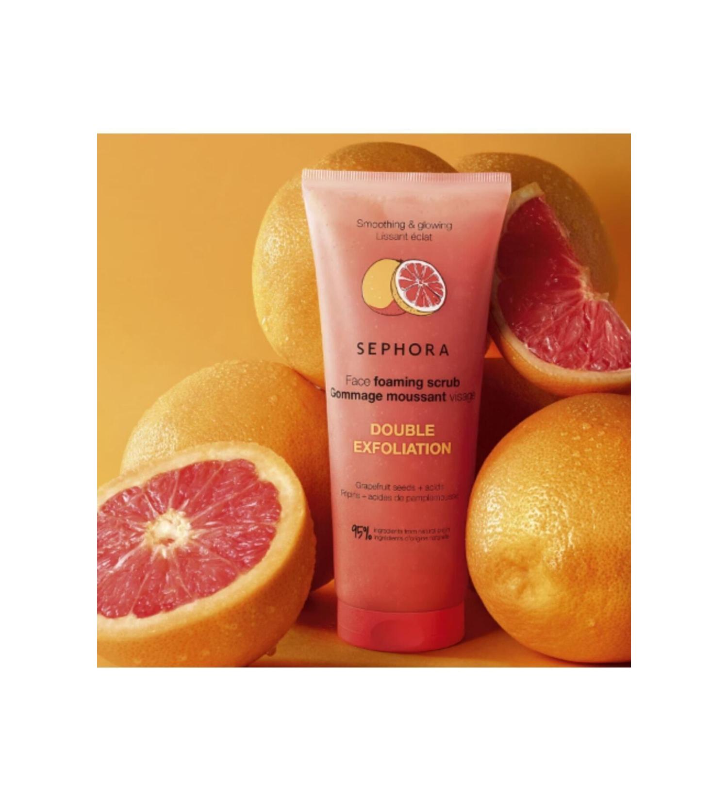 SEPHORA COLLECTION Foaming Face Scrub - Grapefruit - Purifying Peeling 200ml - Buy Online on GoSupps.com