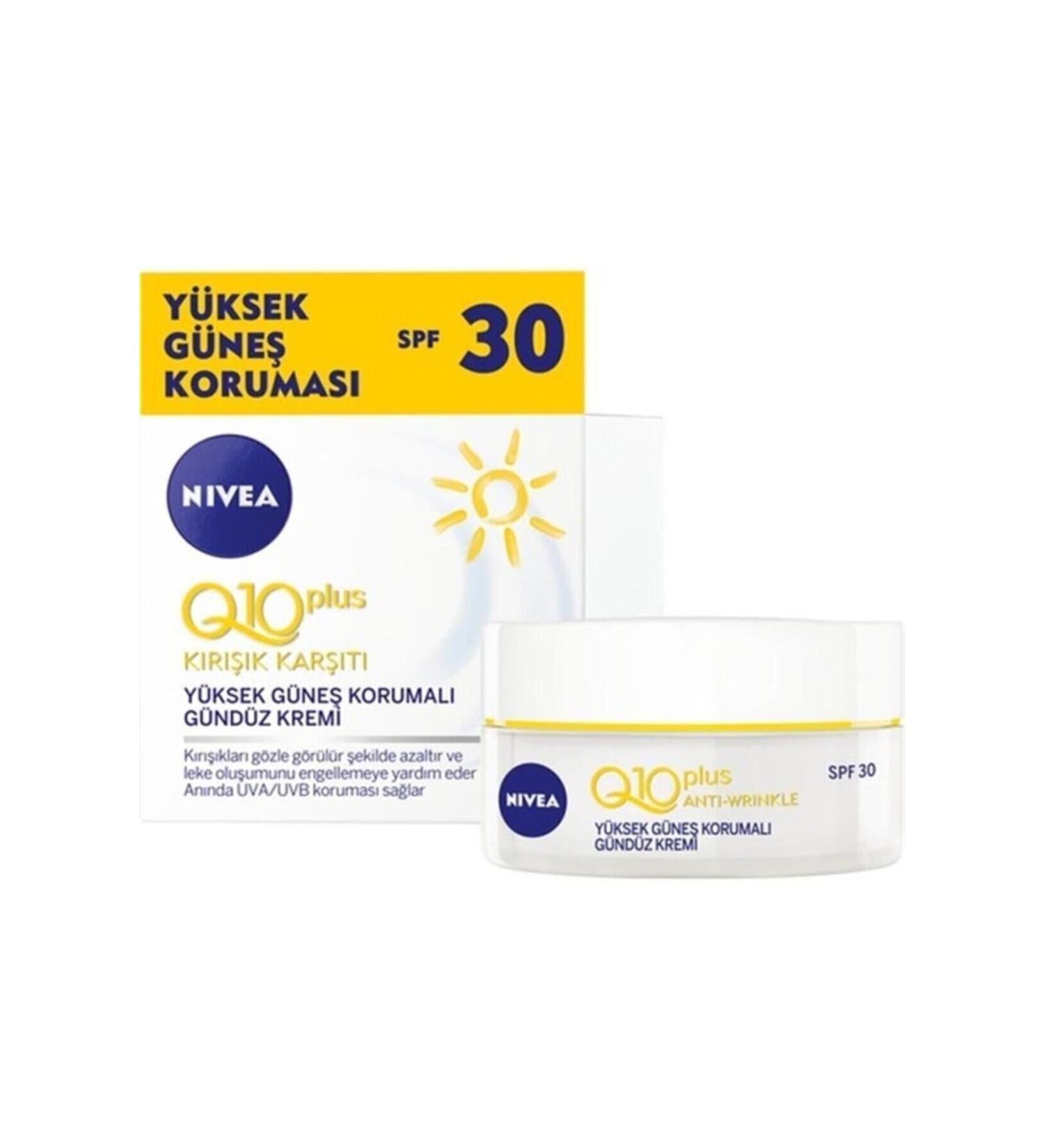 NIVEA Q10 Plus Anti-Wrinkle High Protection Day Cream Spf 30 50 Ml