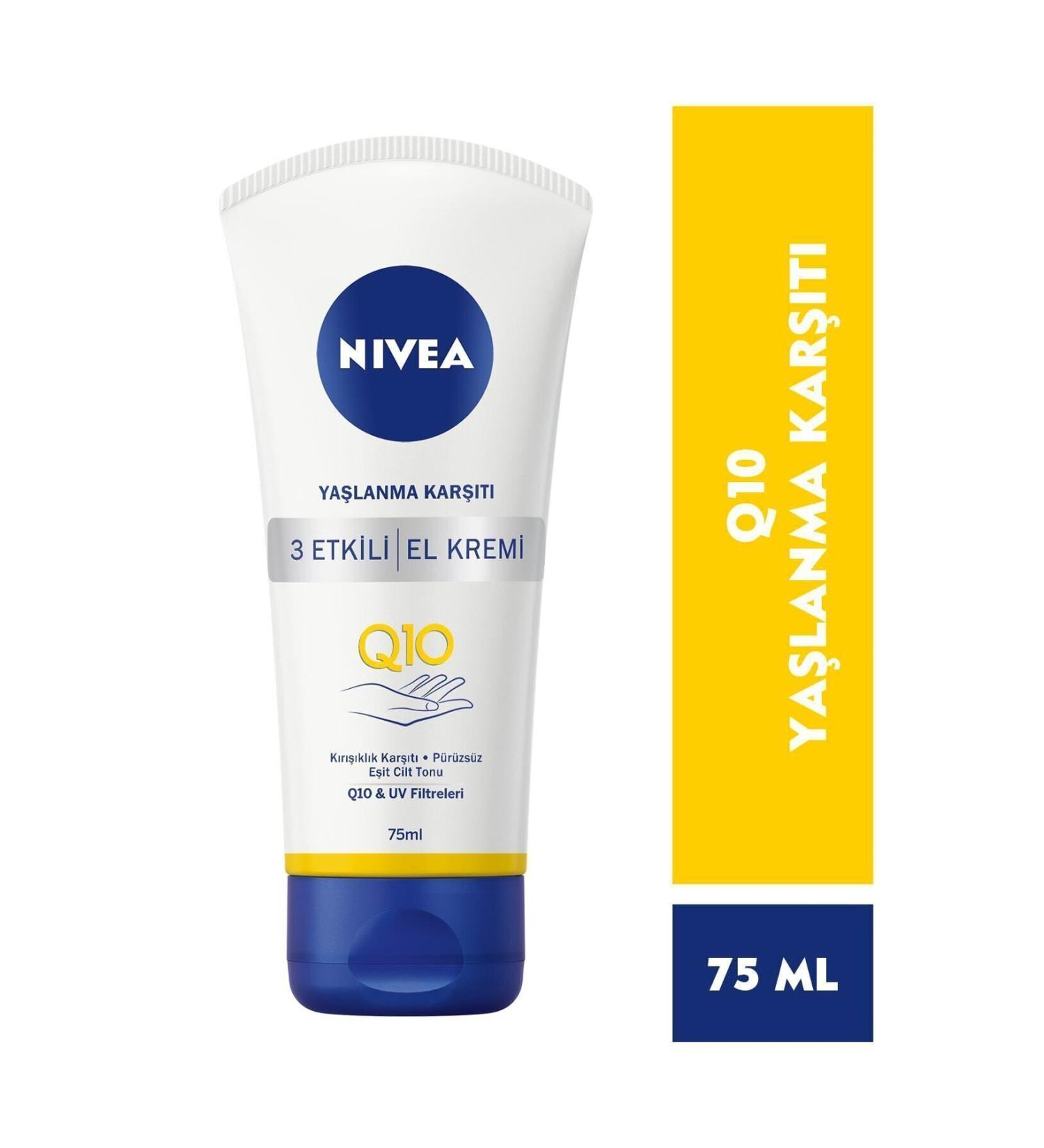 NIVEA Q10 Anti-Aging Hand Cream 75ml - Buy Online on GoSupps.com