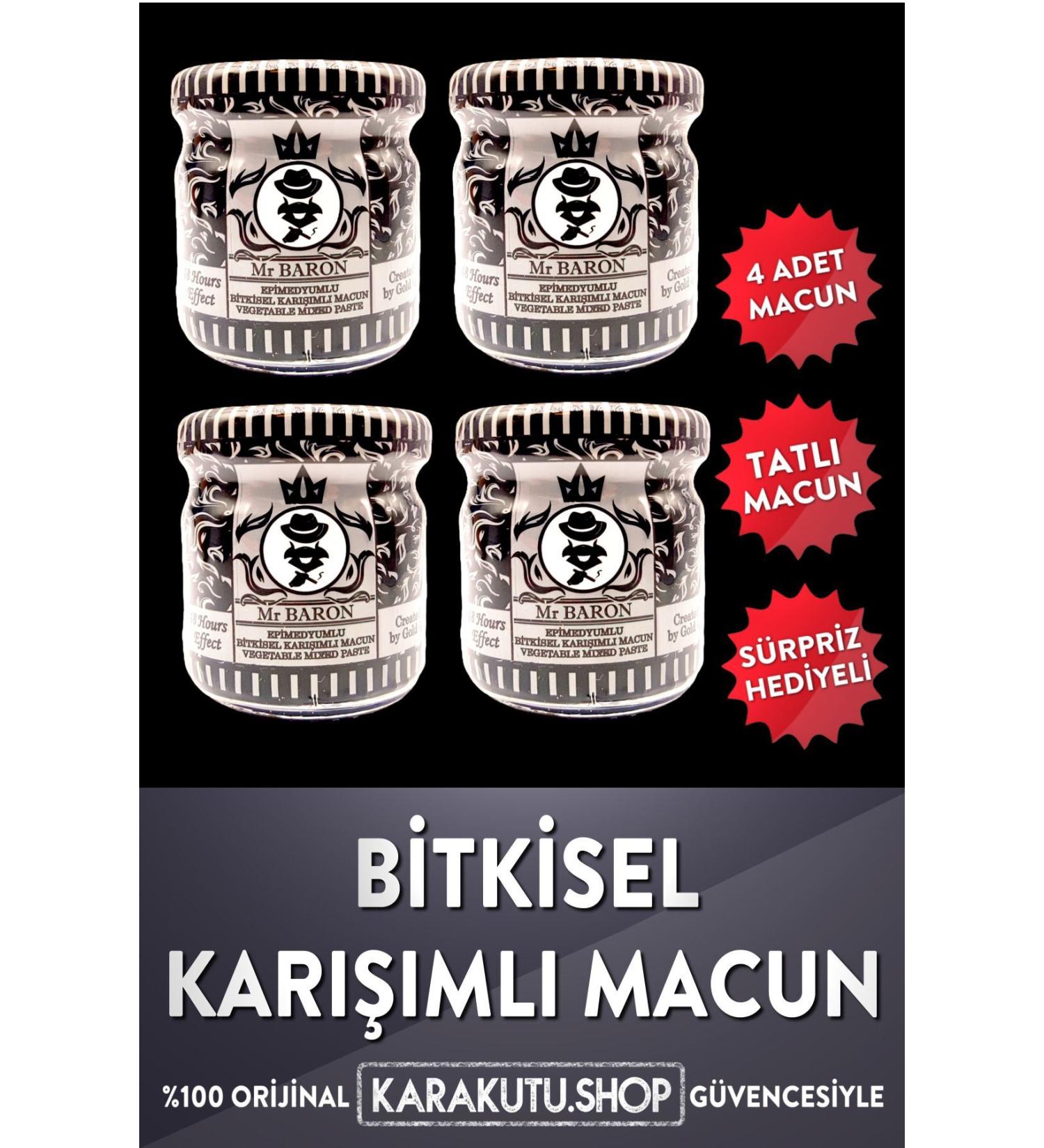 BARON Force Atom Paste Ginseng Herbal Mix Paste 4x50 Grams - Buy Online on GoSupps.com