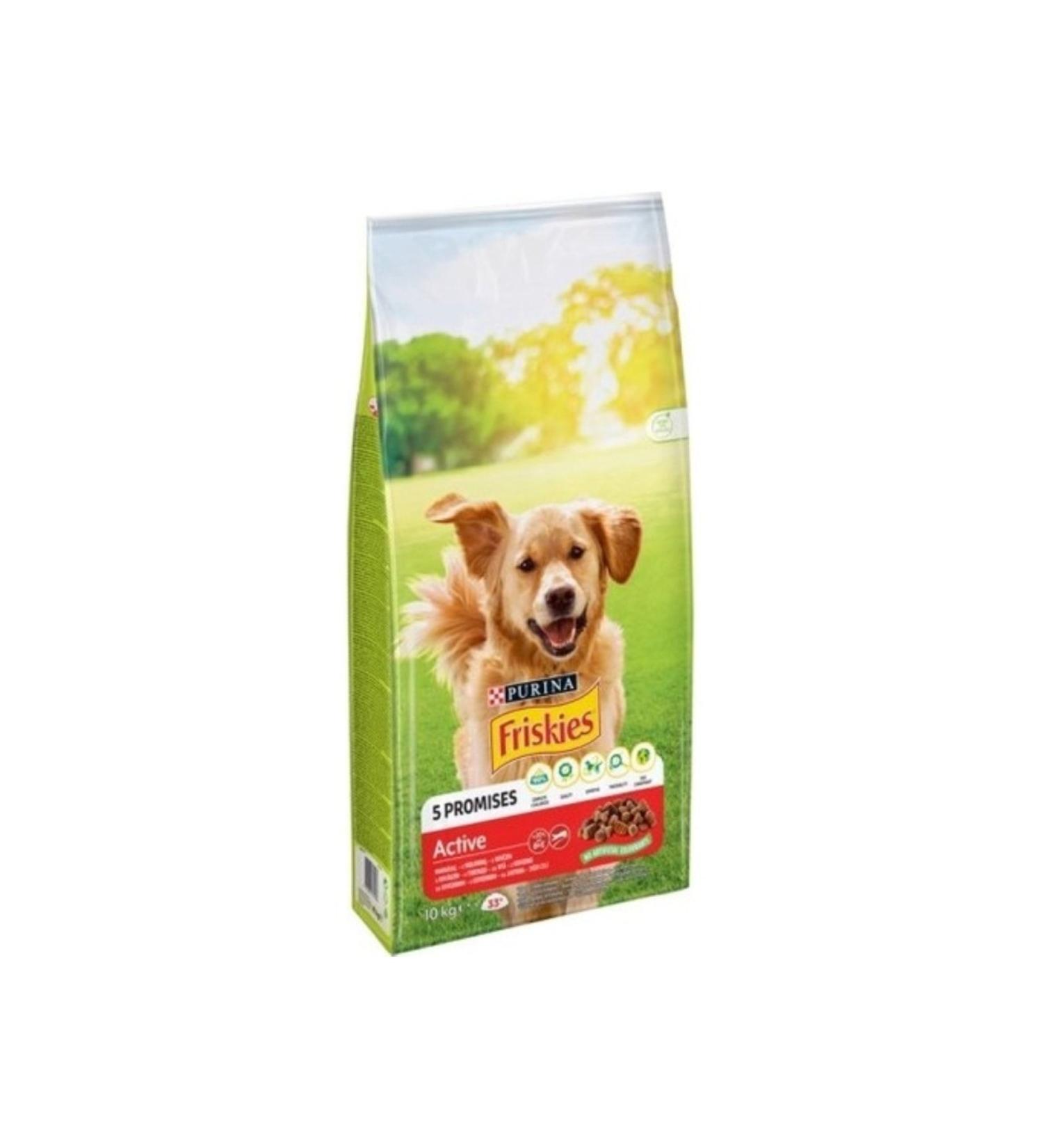 Friskies Active Meaty High Energy Active Dog Food 10 Kg