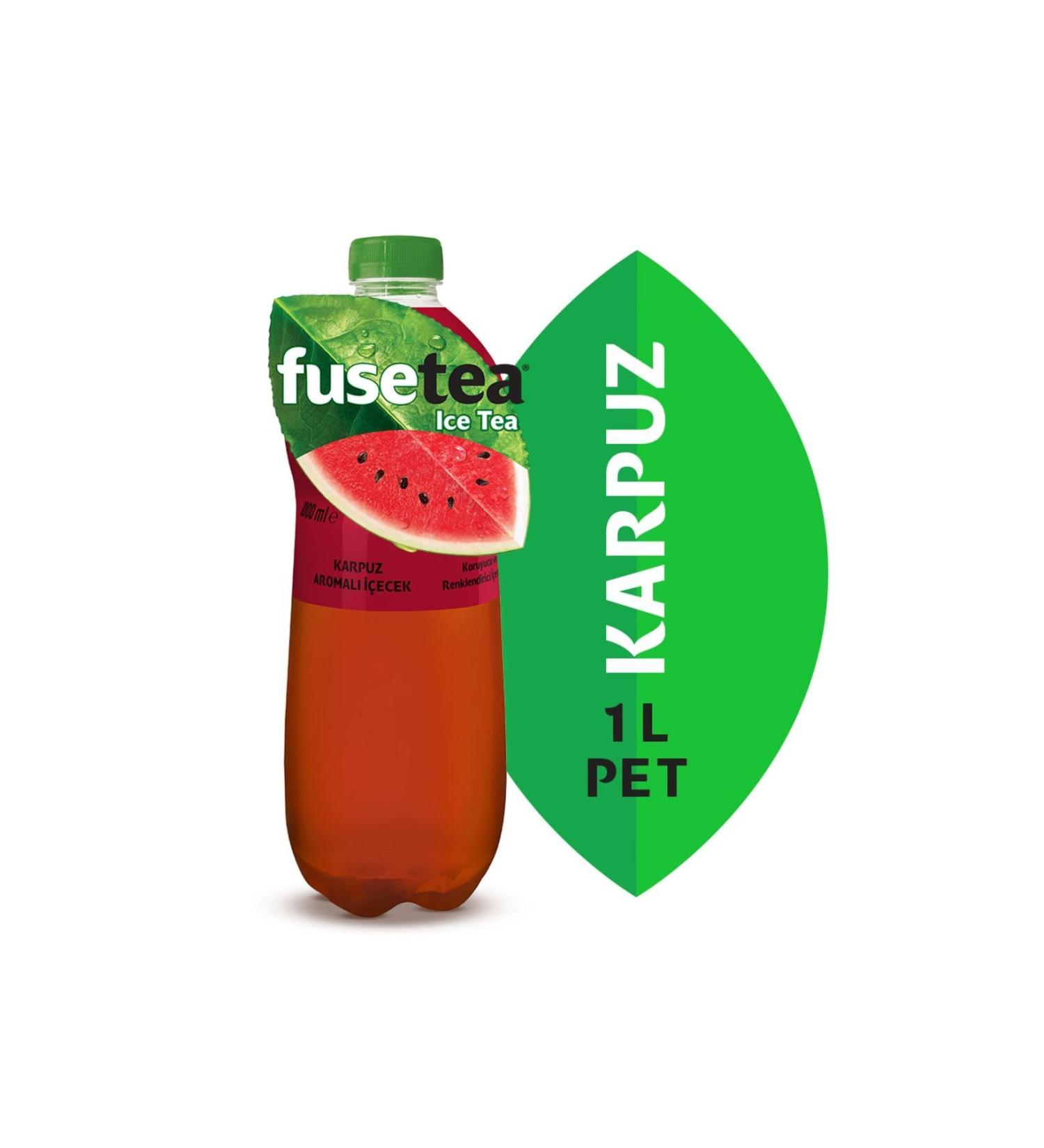 Fuse Tea 12 Pieces 1 Liter Iced Tea Watermelon