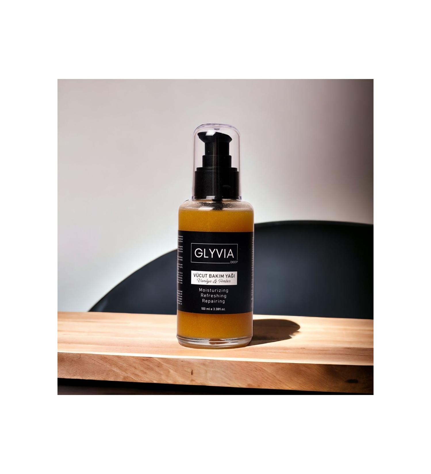 Glyvia Body Care Oil - Vanilla & Amber - Buy Online on GoSupps.com
