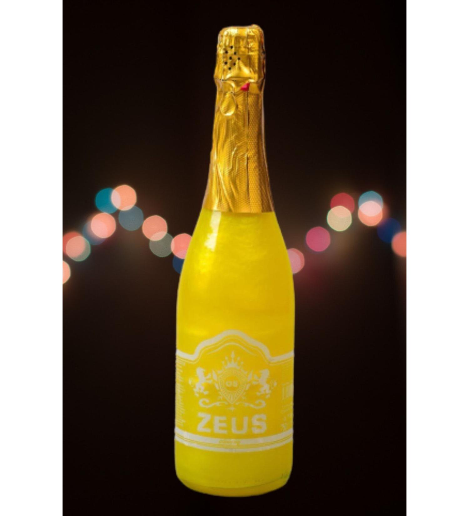 OS ZEUS Non-Alcoholic Sparkling Champagne* Banana Flavored (BRIDE TO BE)