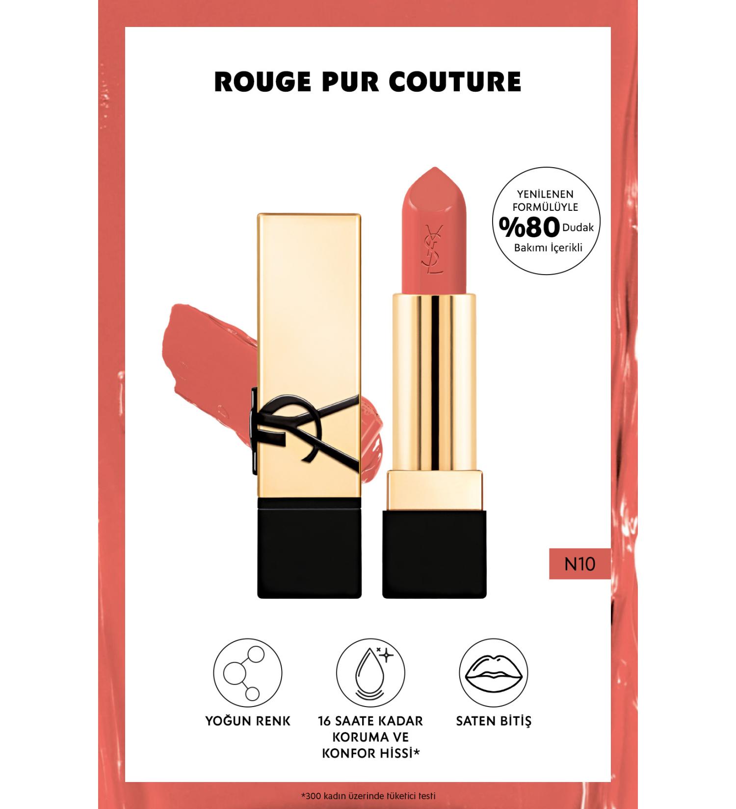 Yves Saint Laurent Rouge Pur Couture Lipstick N10 3614273945387 - Buy Online on GoSupps.com