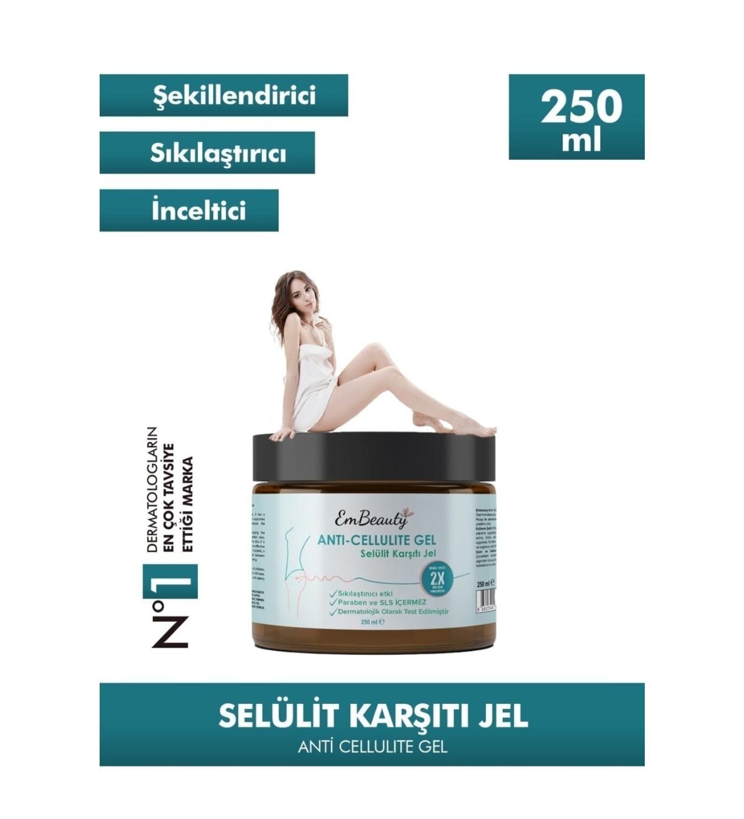 Embeauty Slimming Firming Cellulite and Stretch Mark Eliminating Body Shaping Gel 250 ml