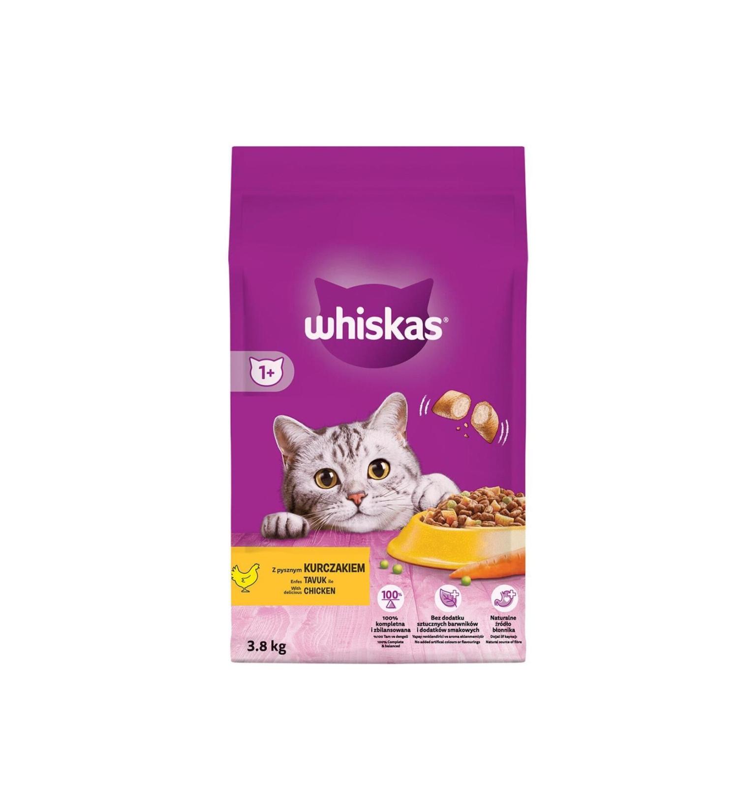 Whiskas Chicken Adult Cat Food 3.8 Kg