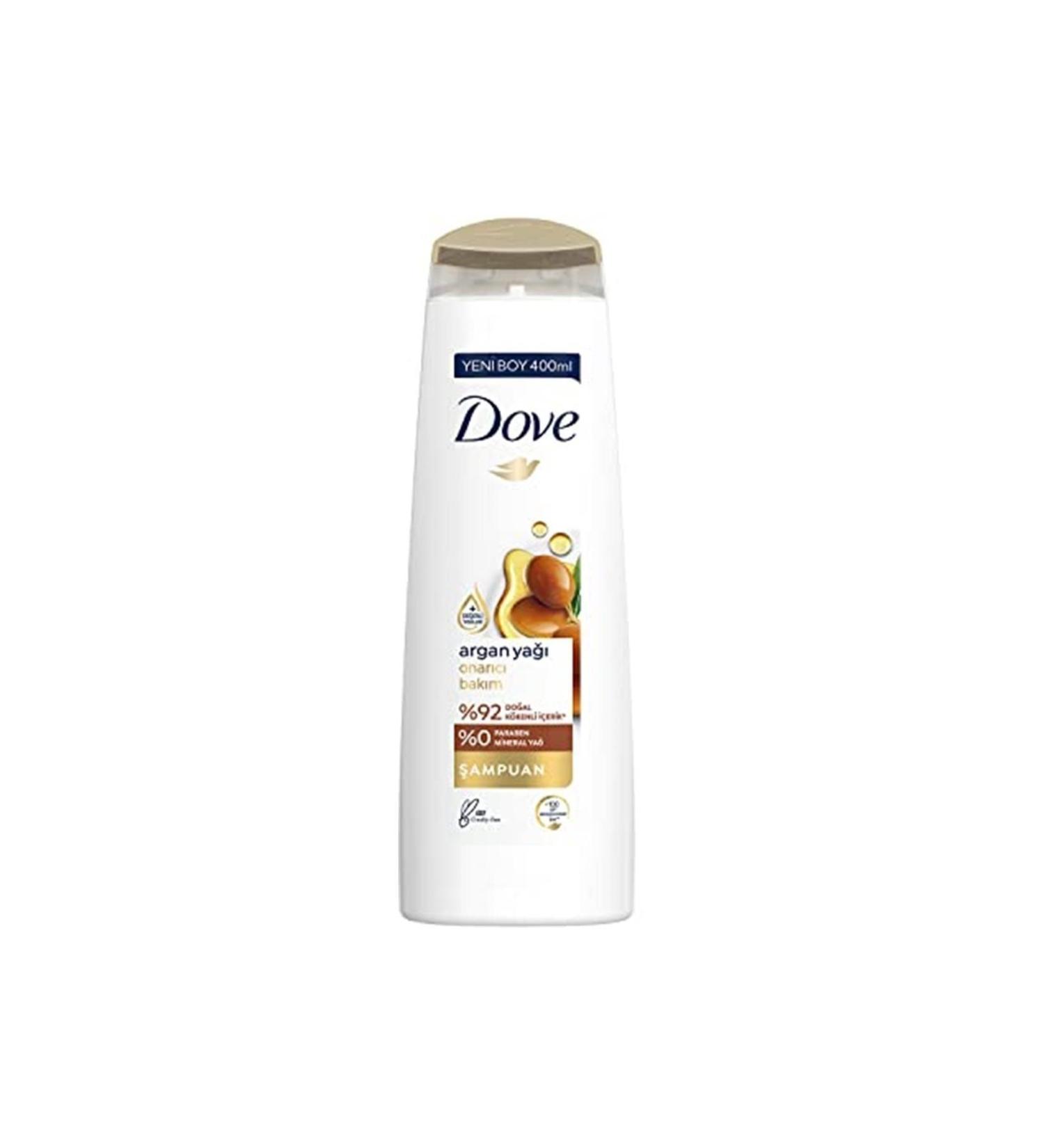 Dove Hair Care Shampoo Argan Oil Repair Care 400 Ml - Buy Online on GoSupps.com
