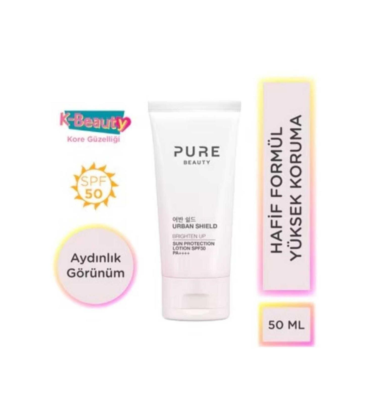 PURE BEAUTY Brighten Up Sunscreen Lotion Spf 50 Pa 50 ml