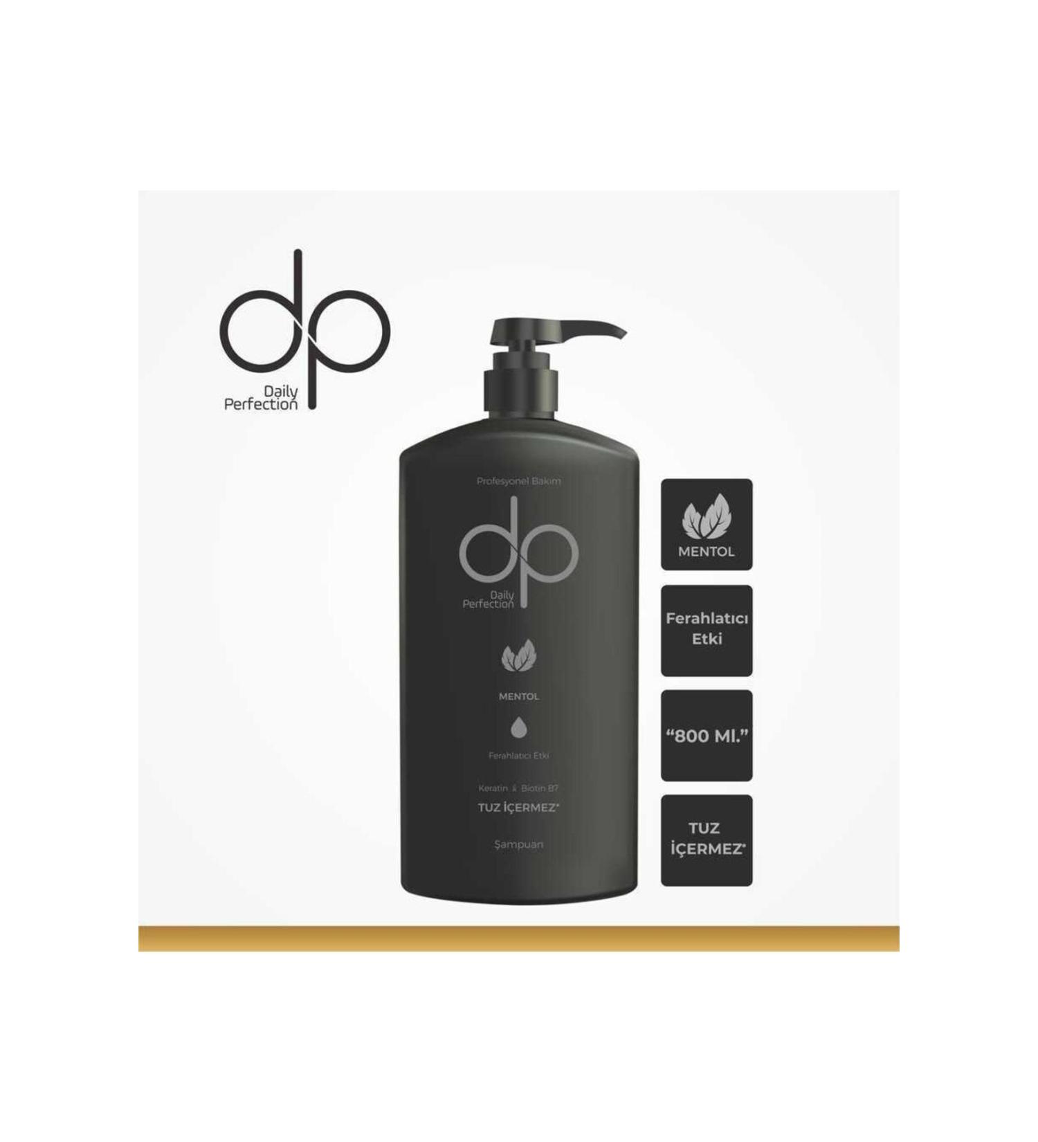 DP Daily Perfection Menthol Salt-Free Shampoo 800 ml - Buy Online on GoSupps.com