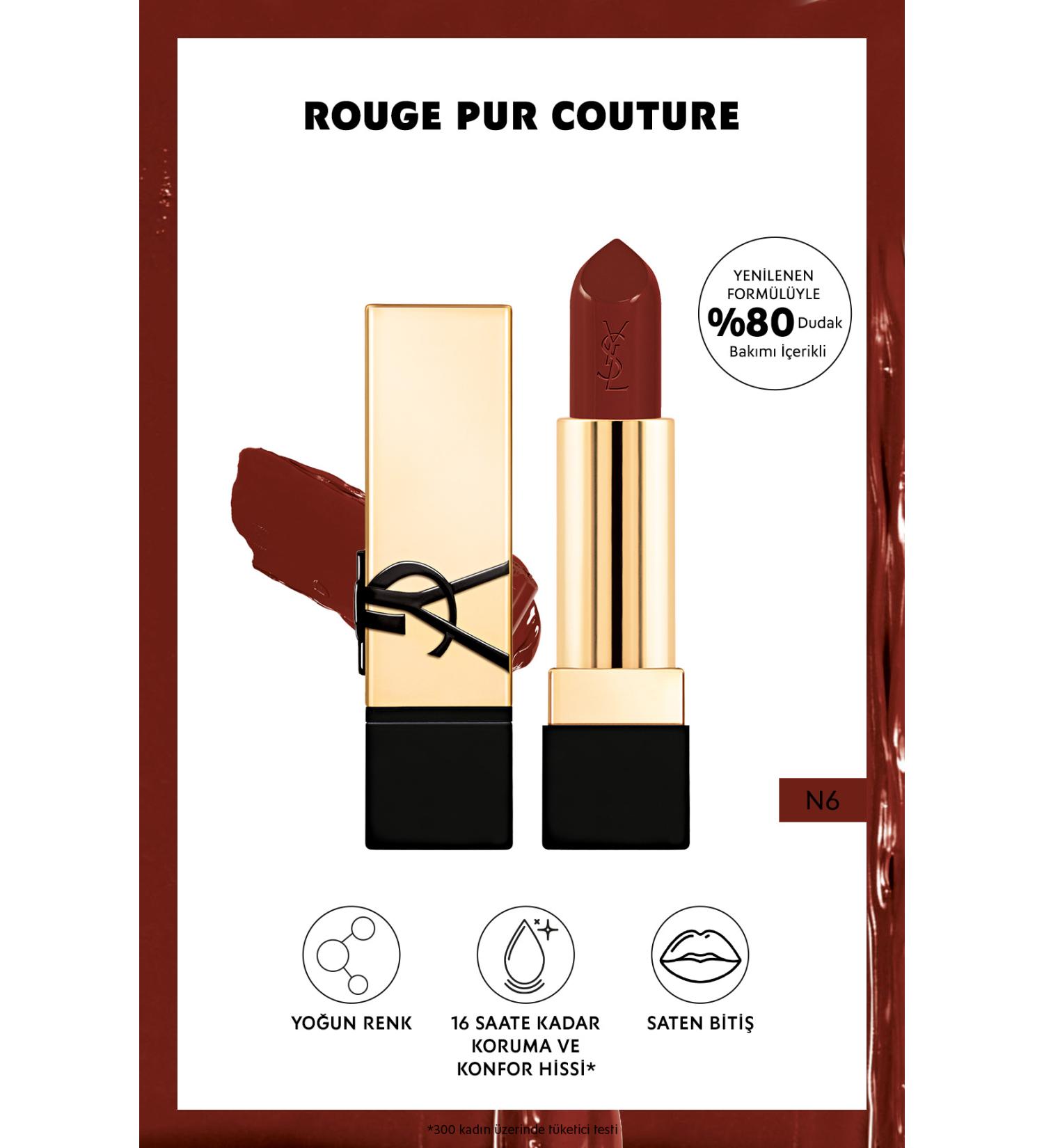 Yves Saint Laurent Rouge Pur Couture Lipstick N6 3614273945349 - Buy Online on GoSupps.com