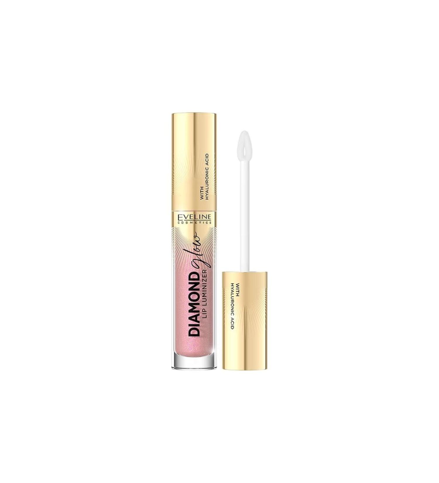 Eveline Cosmetics Lipgloss Diamond Glow Lip Luminezer Hyaluronic Acid Lip Gloss 4.5 ml - Buy Online on GoSupps.com