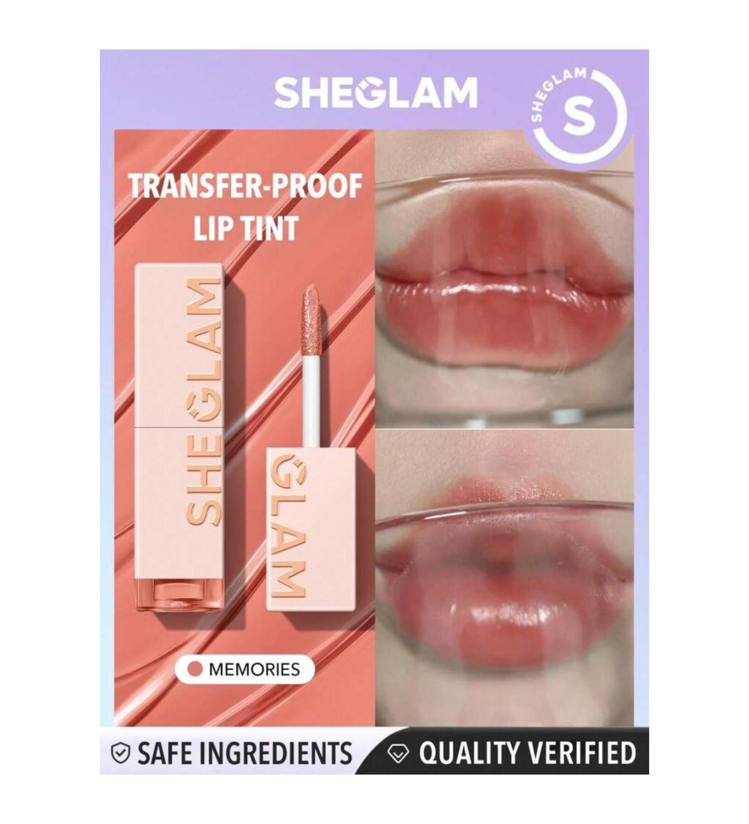 SHEGLAM Take A Hint Lip Tint-Cheeky Color Changing Long Lasting Lip Gloss High Gloss Finish All Day