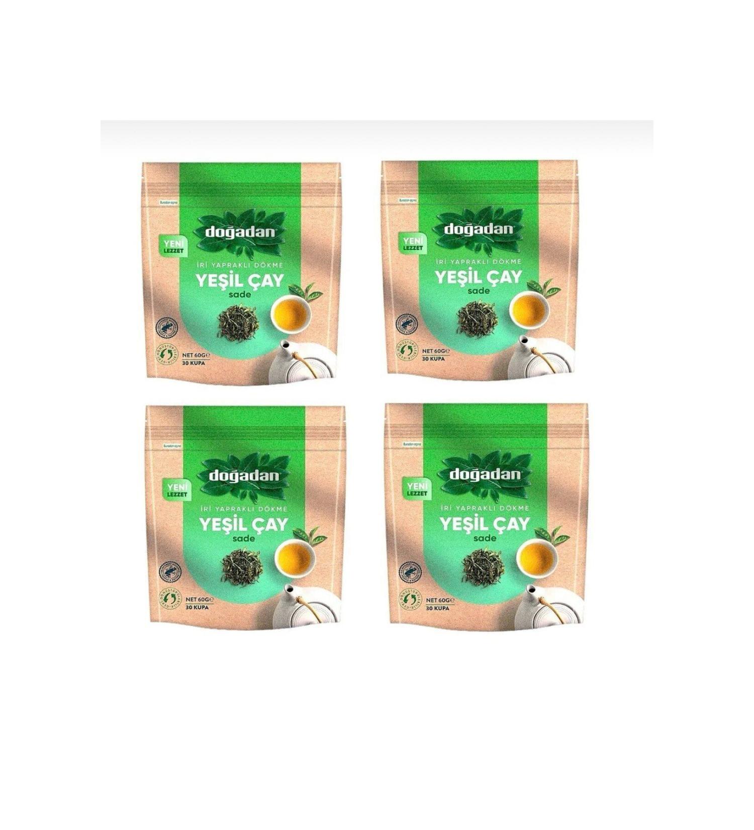 Do adan BHR TEM-Do adan large leaf loose green tea plain 60 Gr*4 pieces