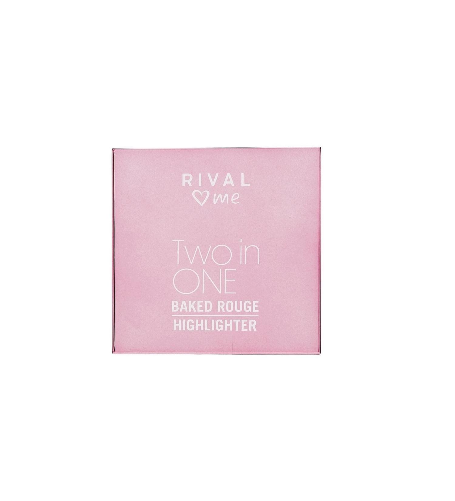 Rival Loves Me Rival Me 2 n1 Baked Allik Ve Aydinlatici 01 Rose - 12gr G ZDE016