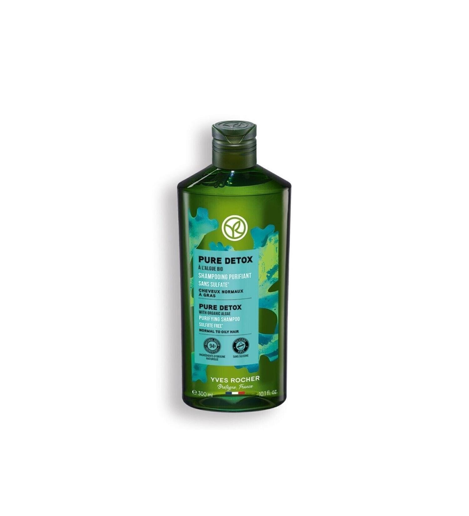 Yves Rocher Purifying Shampoo - Oily Hair / Pure Detox 300 Ml