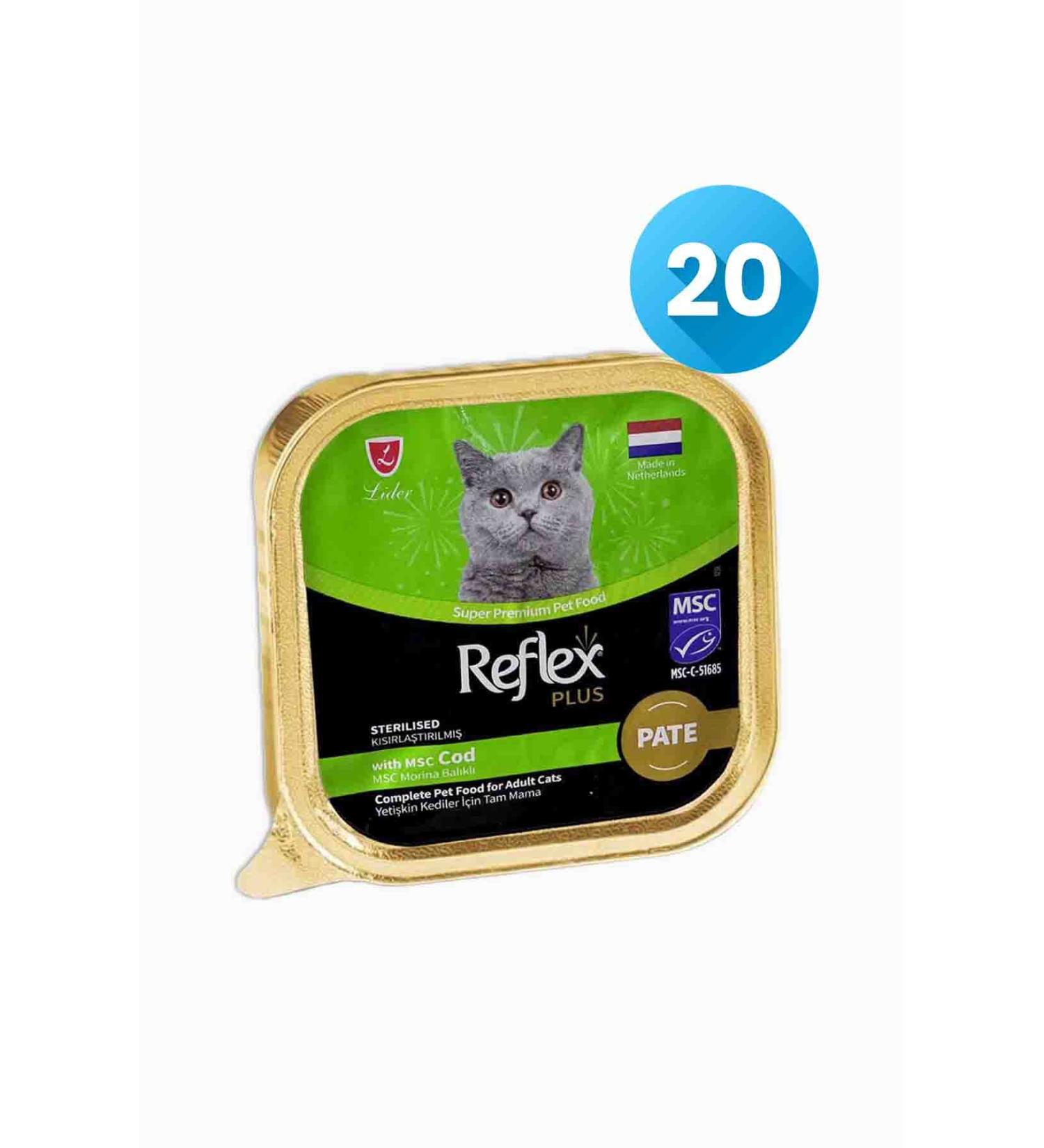 Reflex Plus Pate Cod Fish Sterilized Adult Cat Food 85 Gr-20