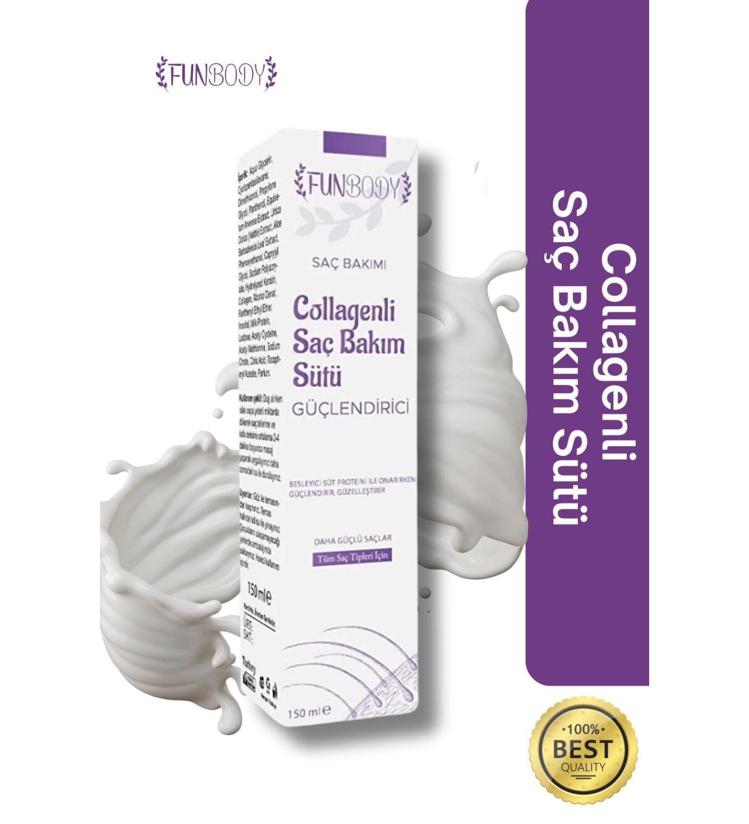 FUNBODY Collagen Hair Care Milk 150 Ml - Buy Online on GoSupps.com