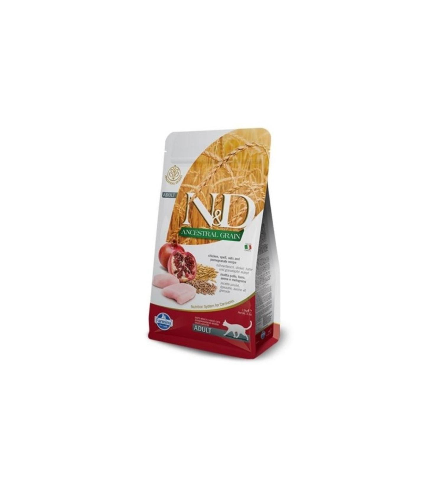 N & D Low Grain Chicken & Pomegranate Adult Cat Food 5 Kg
