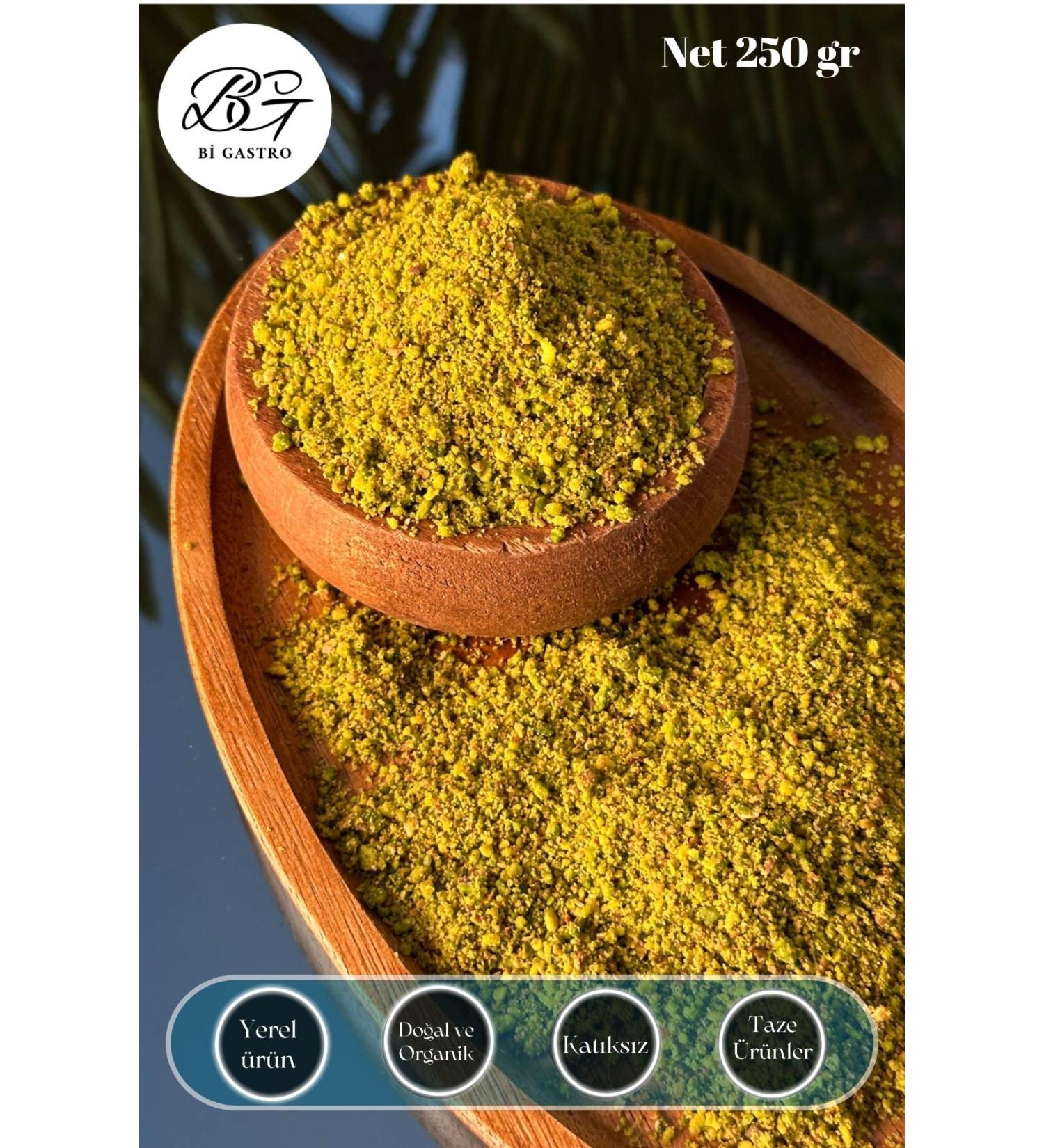 Bi Gastro 1st Quality Ground Pistachio Powder Genuine Ground Pistachio Powder for Baklawi 250 gr