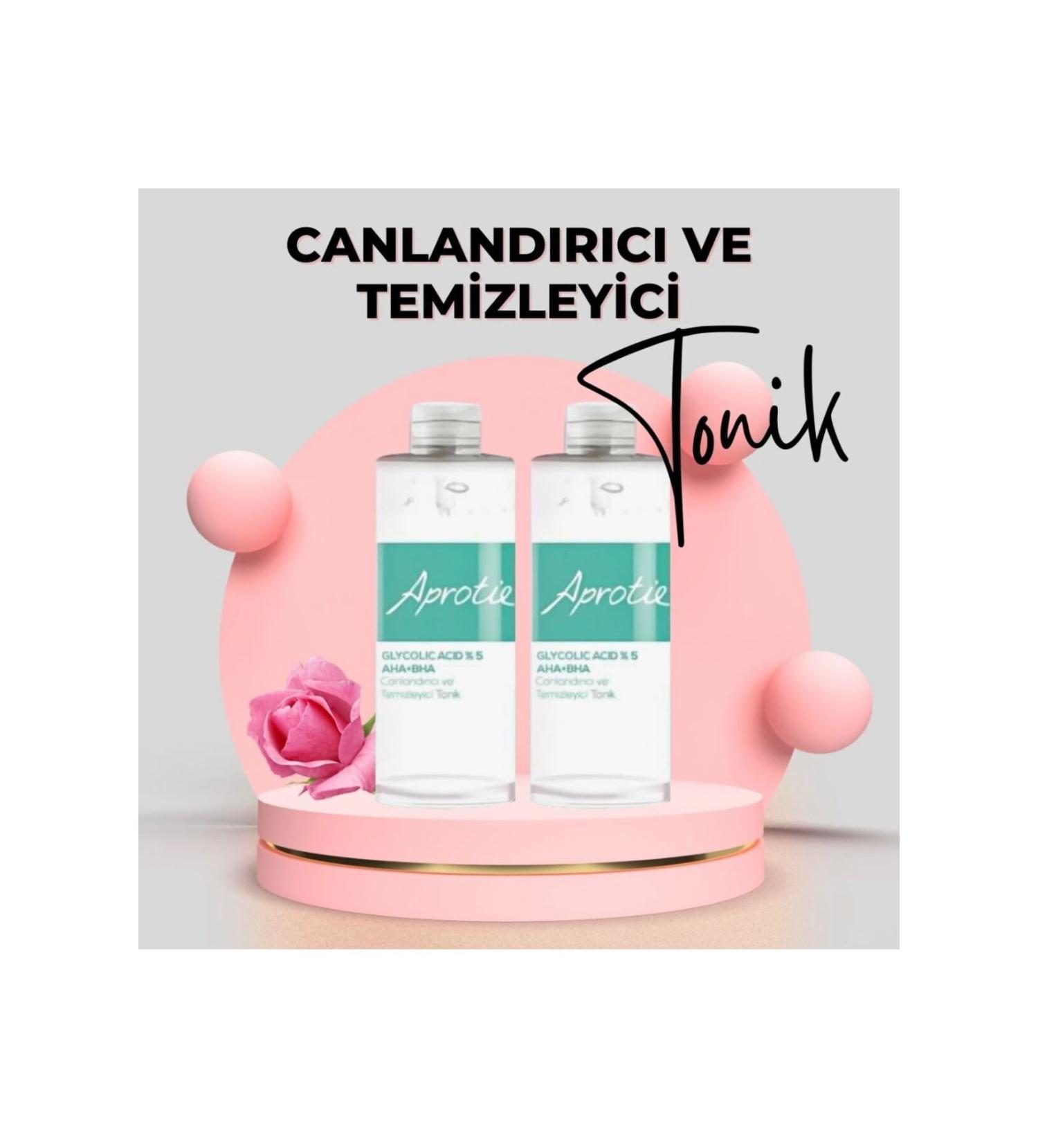 MERCAN TIENS Women APROTIE Glycolic Acid 5% AHA 5% AHA+BHA Revitalizing and Cleansing Tonic - Buy Online on GoSupps.com