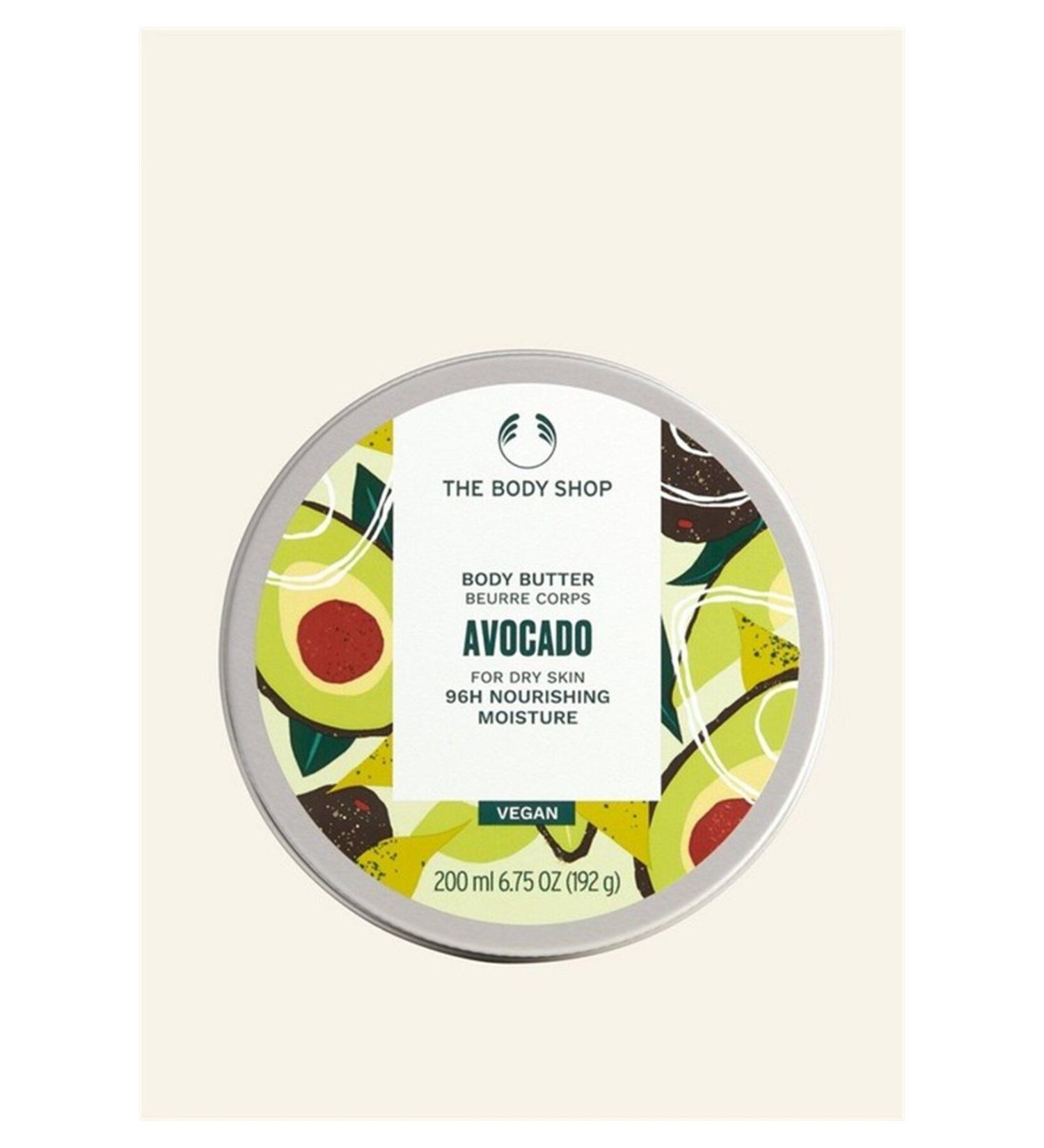 THE BODY SHOP Avocado Body Butter Body Moisturizer 200 ml - Buy Online on GoSupps.com