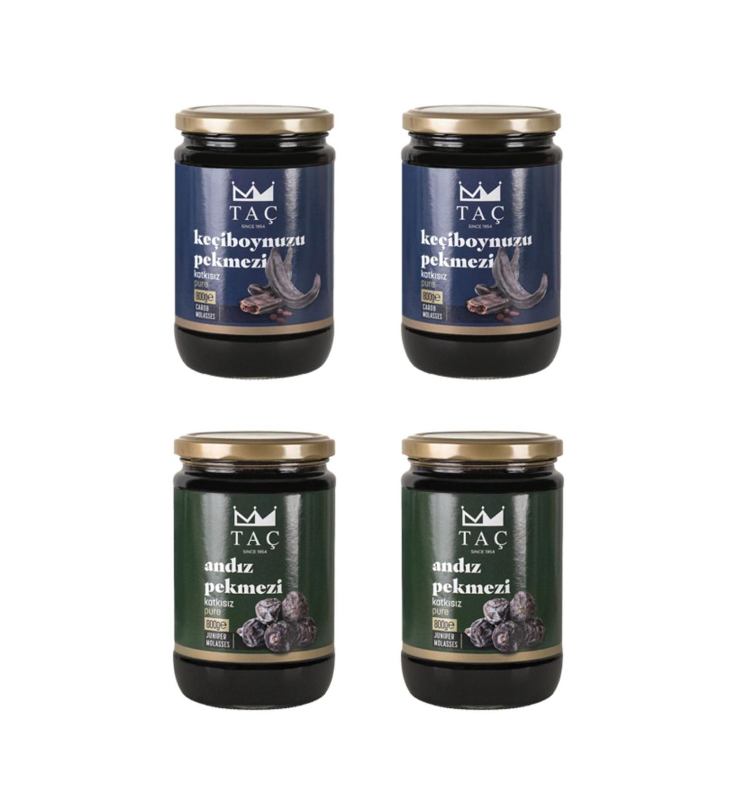 Ta Carob Molasses 2 X 800g + And z Molasses 2 X 800g