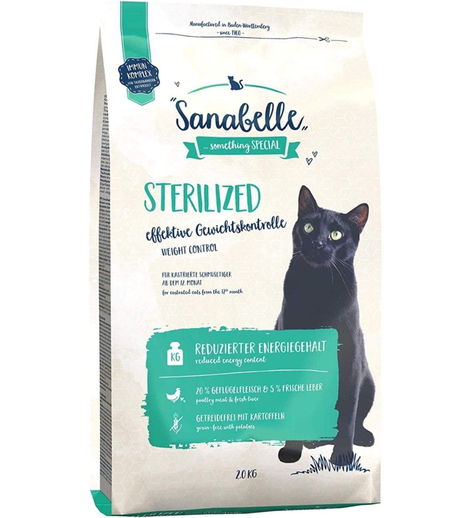 Sanabelle Sterilized Grain-Free Cat Food 2 kg - Buy Online on GoSupps.com