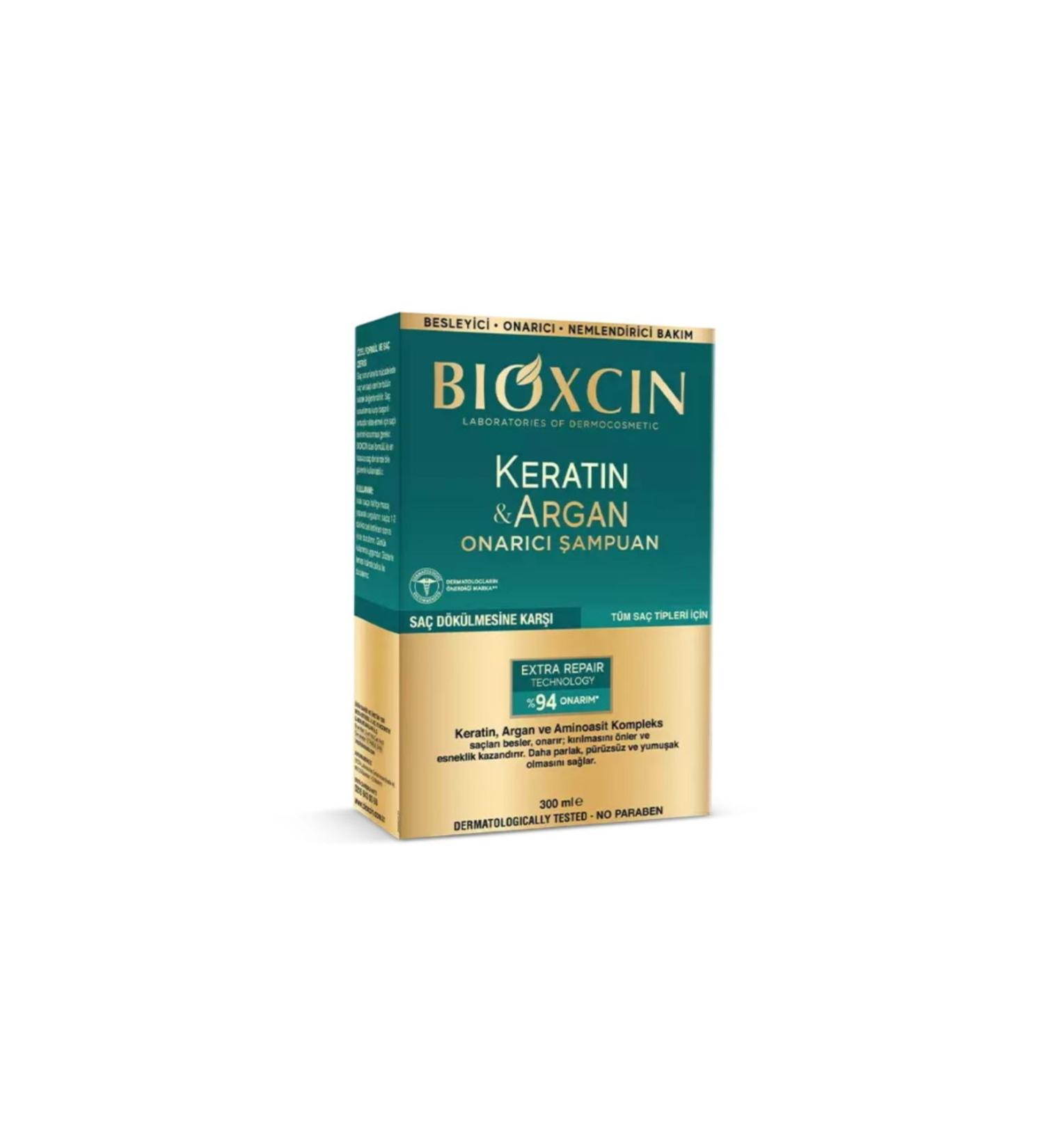 Bioxcin Shampoo Keratin & Argan Repair 300 ml Bioxcin provides care for all hair types.
