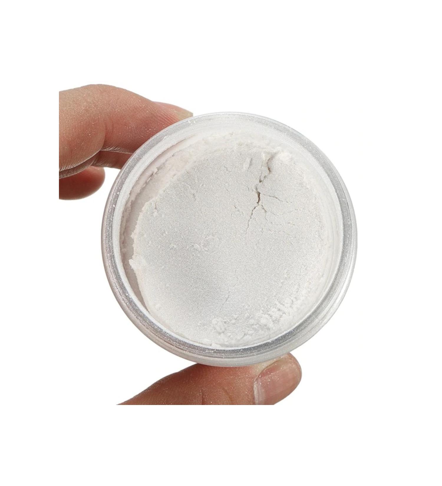 elito White Pearlescent Powder Mica Cosmetic Color 50 G